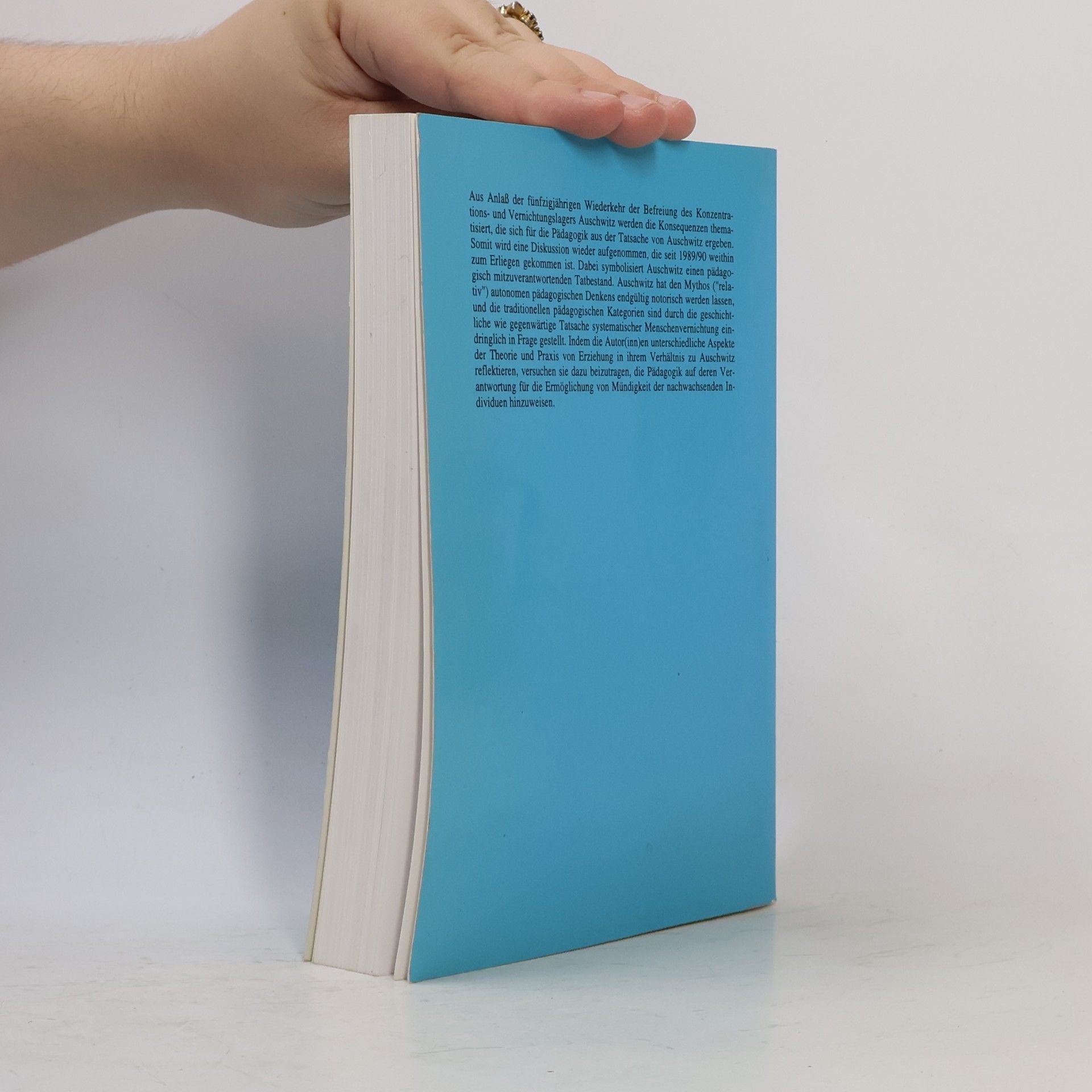 Kurt Beutler Jahrbuch für Pädagogik: Auschwitz und die Pädagogik 1995