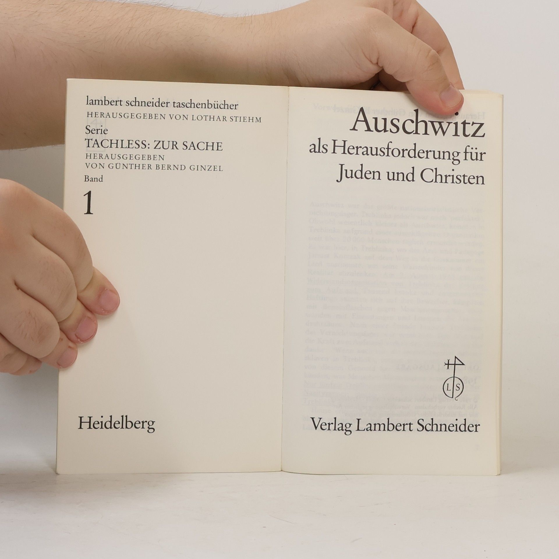 Autorenkollektiv Auschwitz als Herausforderung für Juden und Christen.
