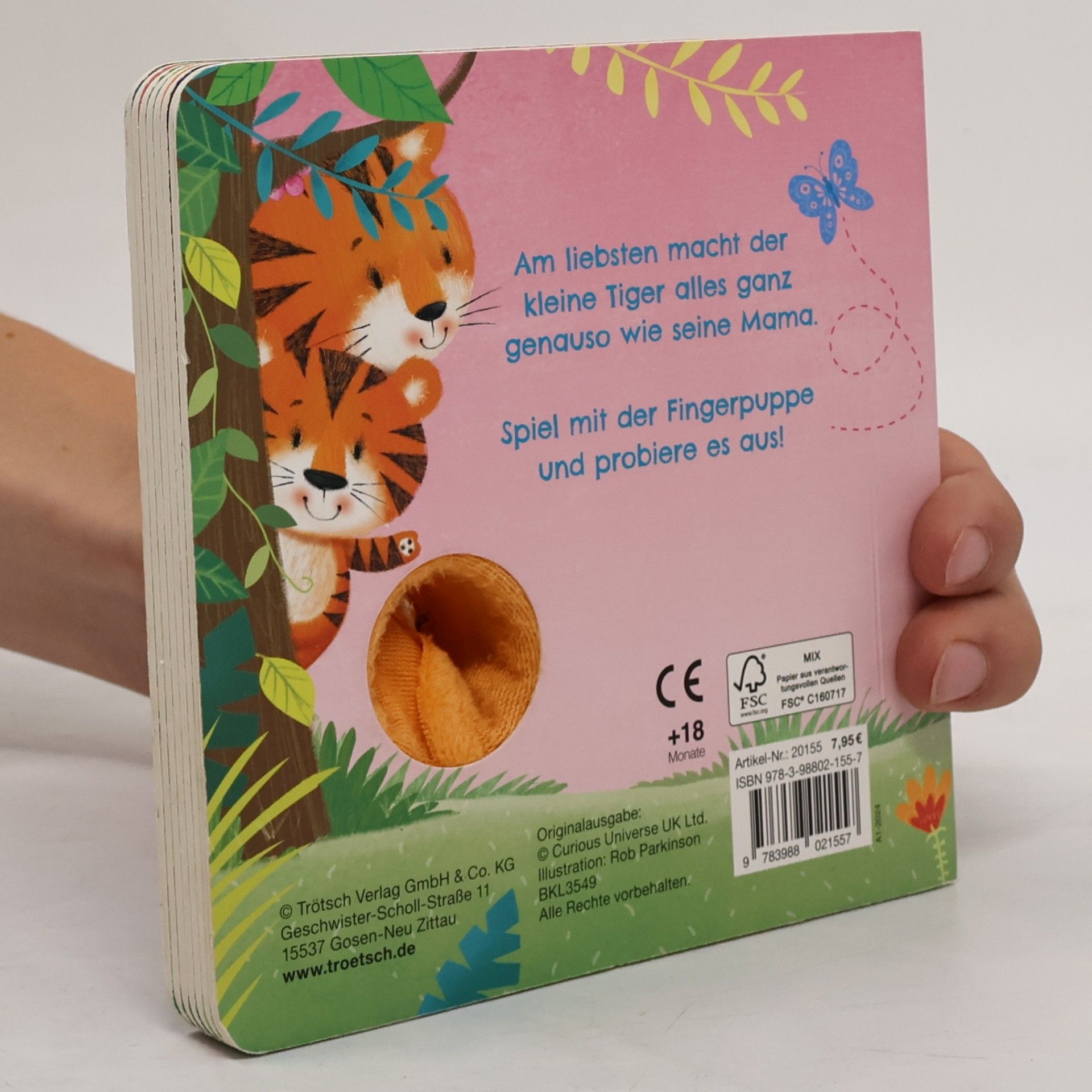 Trötsch Verlag Trötsch Fingerpuppenbuch Mama und ich