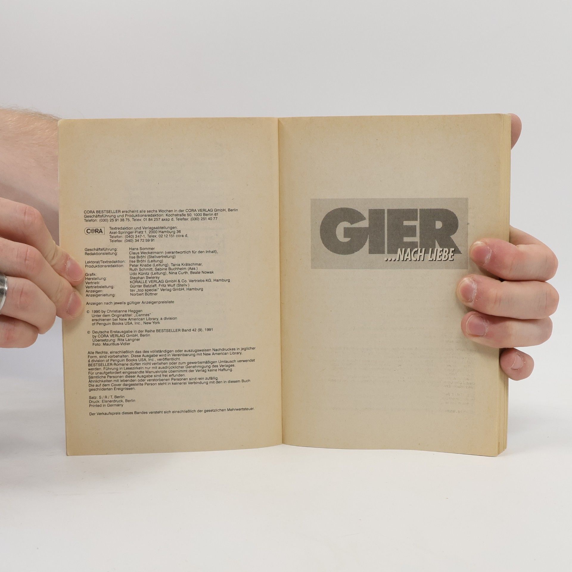 Autorenkollektiv Gier nach liebe