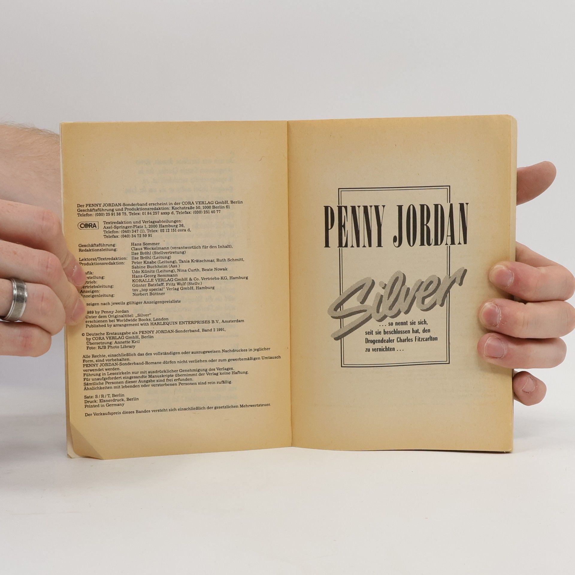 Penny Jordan Silver Sonderband 1/91