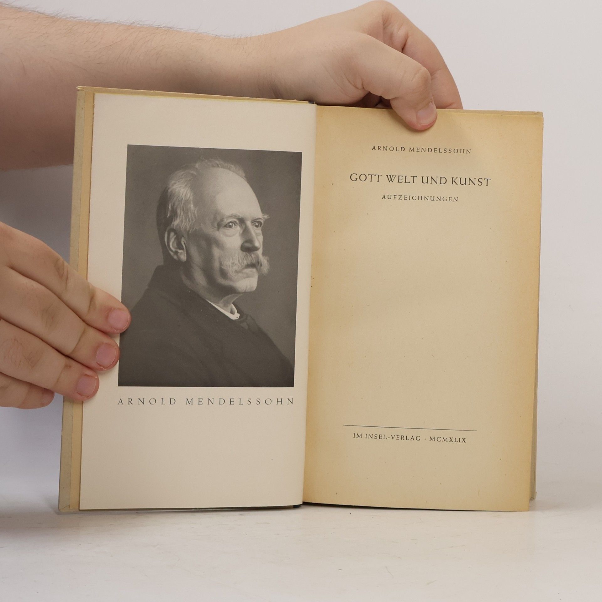 Arnold Mendelssohn Gott, Welt und Kunst