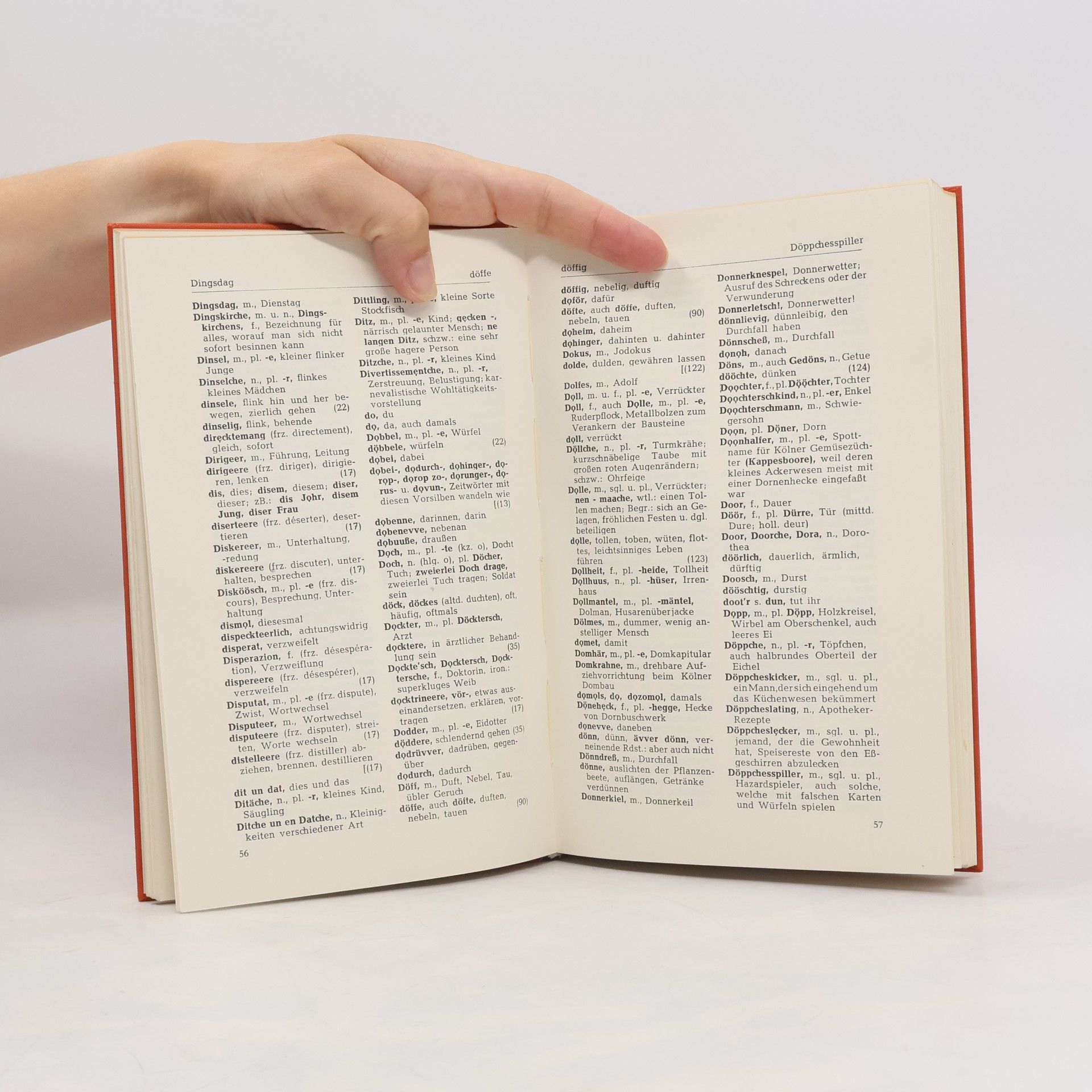 Fritz Hönig Wörterbuch der Kölner Mundart