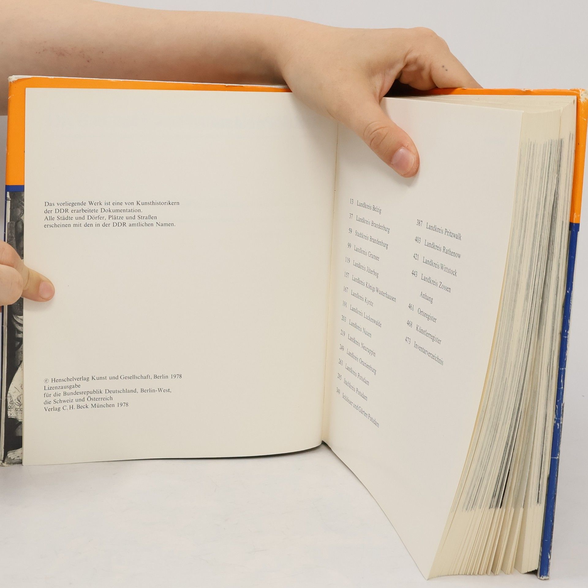 Autorenkollektiv Die Bau und Kunstdenkmale in der DDR. Bezirk Potsdam