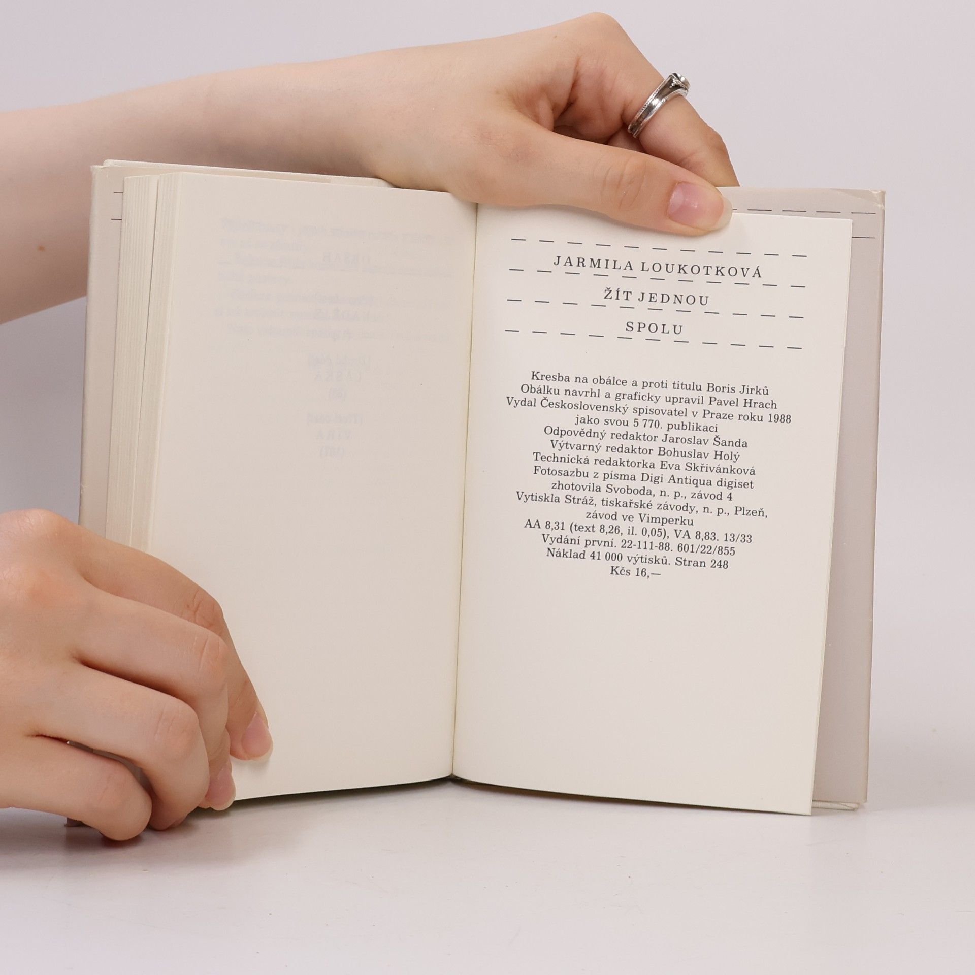 Jarmila Loukotková Žít jednou spolu