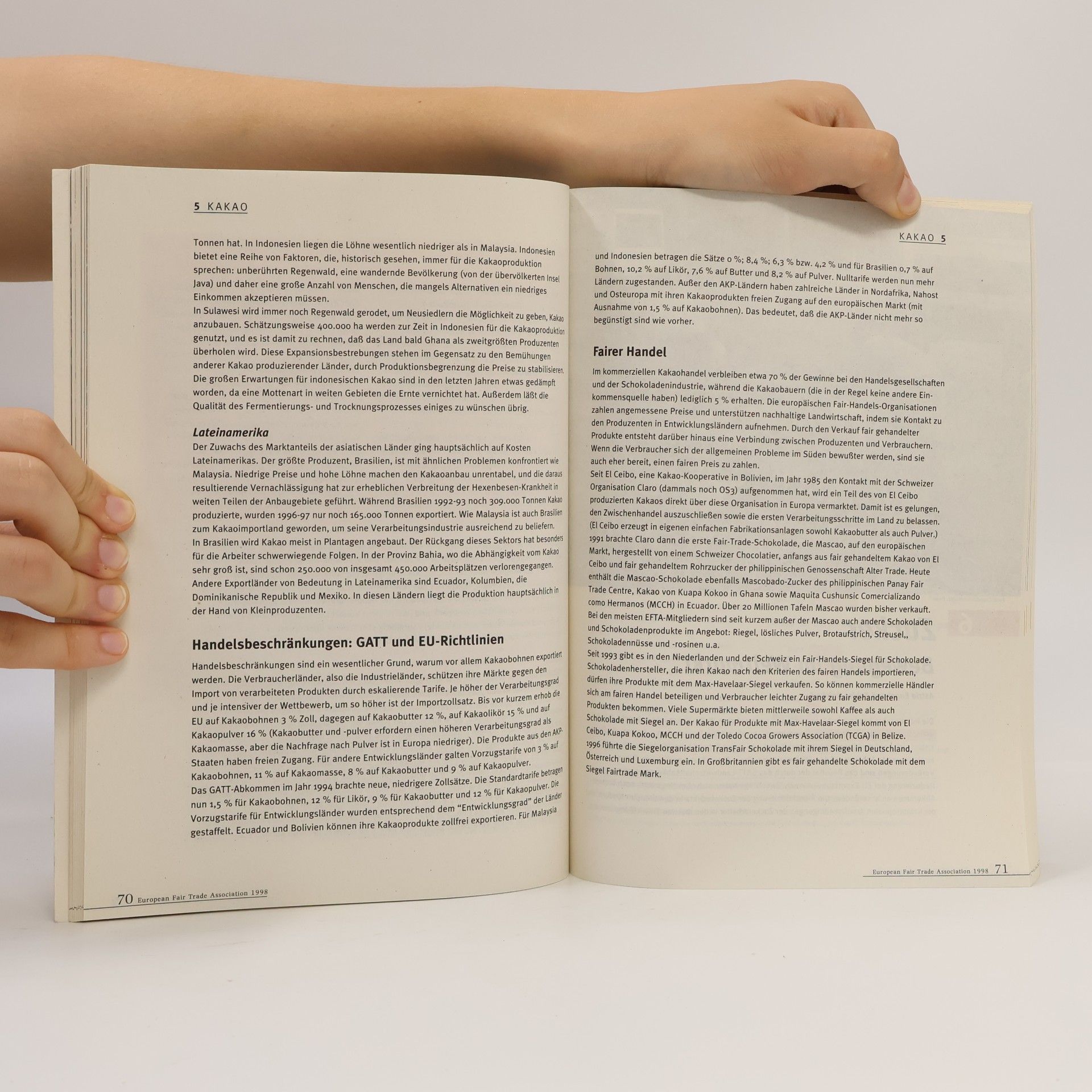 Collectif d'auteurs Fair Trade Jahrbuch 1998-2000
