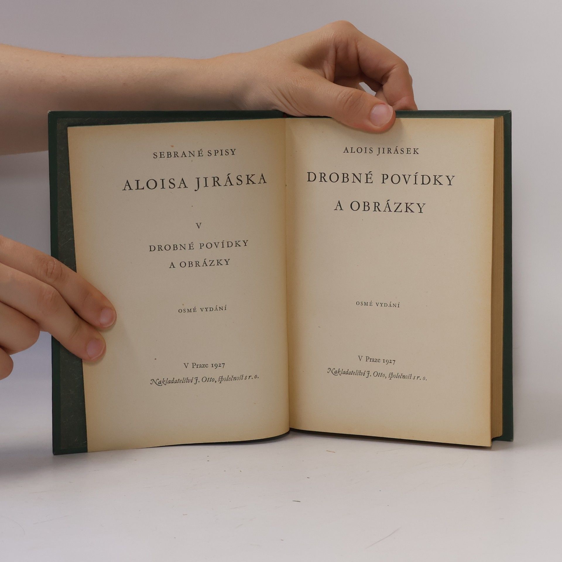 Alois Jirásek Drobné povídky a obrázky