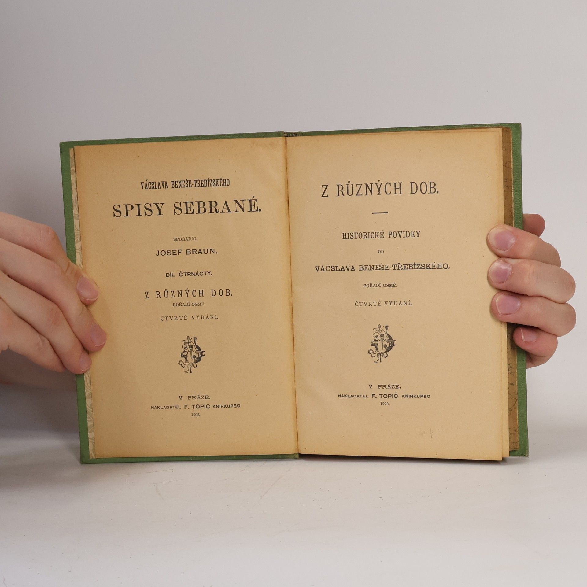 Václav Beneš Třebízský Sebrané spisy Václava Beneše Třebízského: 13. díl Z různých dob