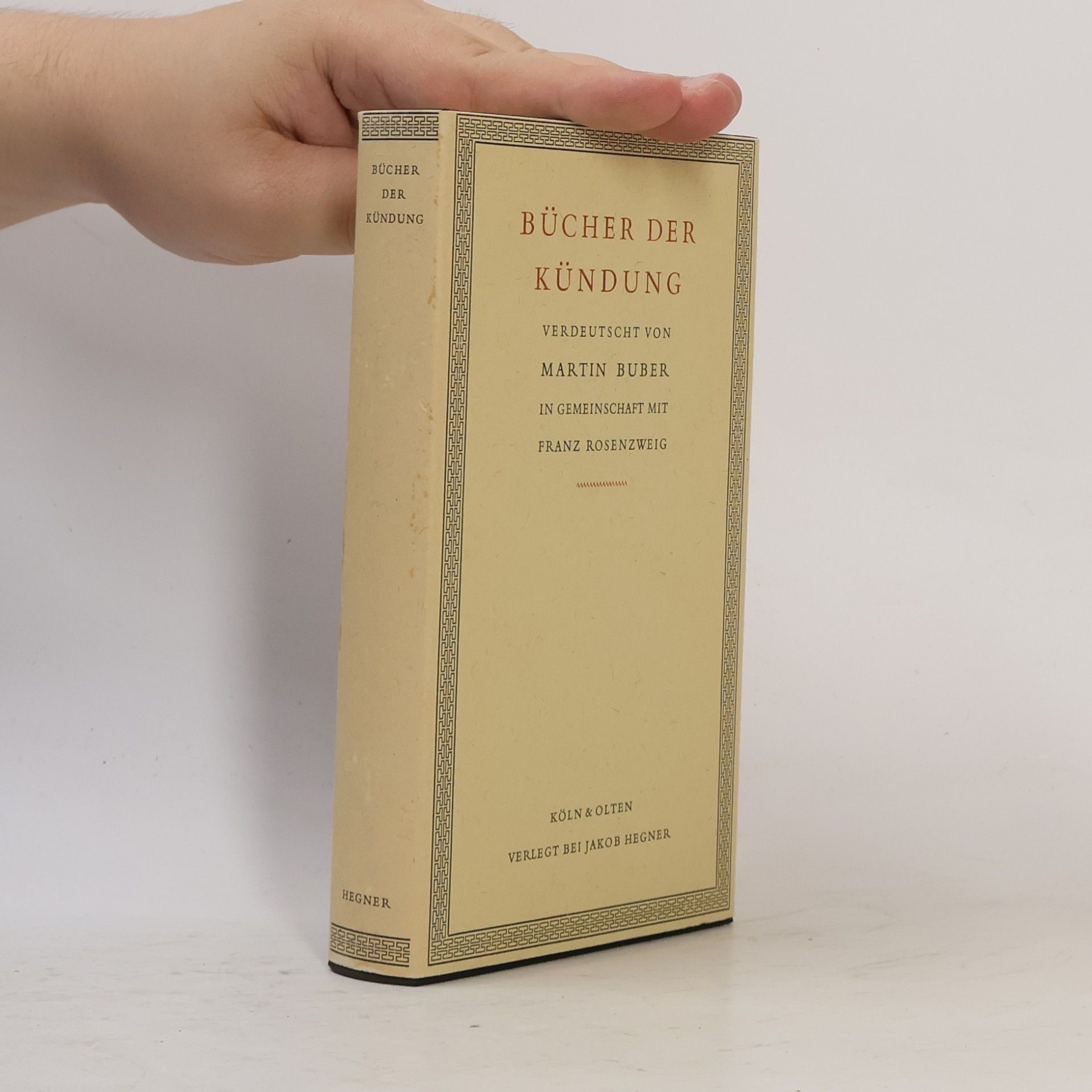 Martin Buber Bücher der Kündung