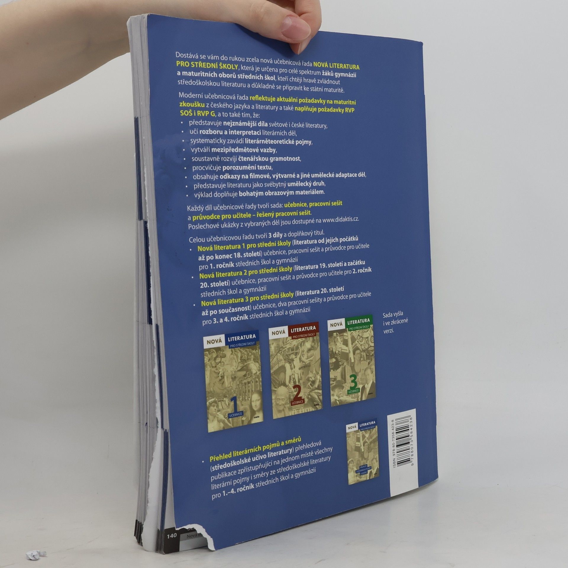 Various authors Nová literatura pro střední školy 1. Pracovní sešit