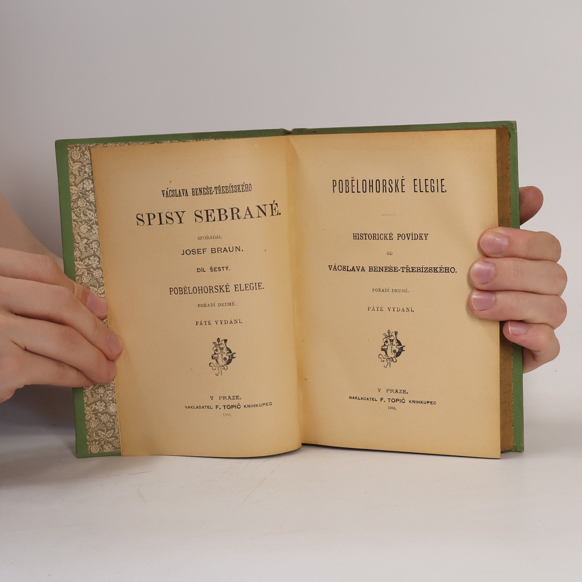 Václav Beneš Třebízský Sebrané spisy Václava Beneše Třebízského. Pobělohorské elegie 2