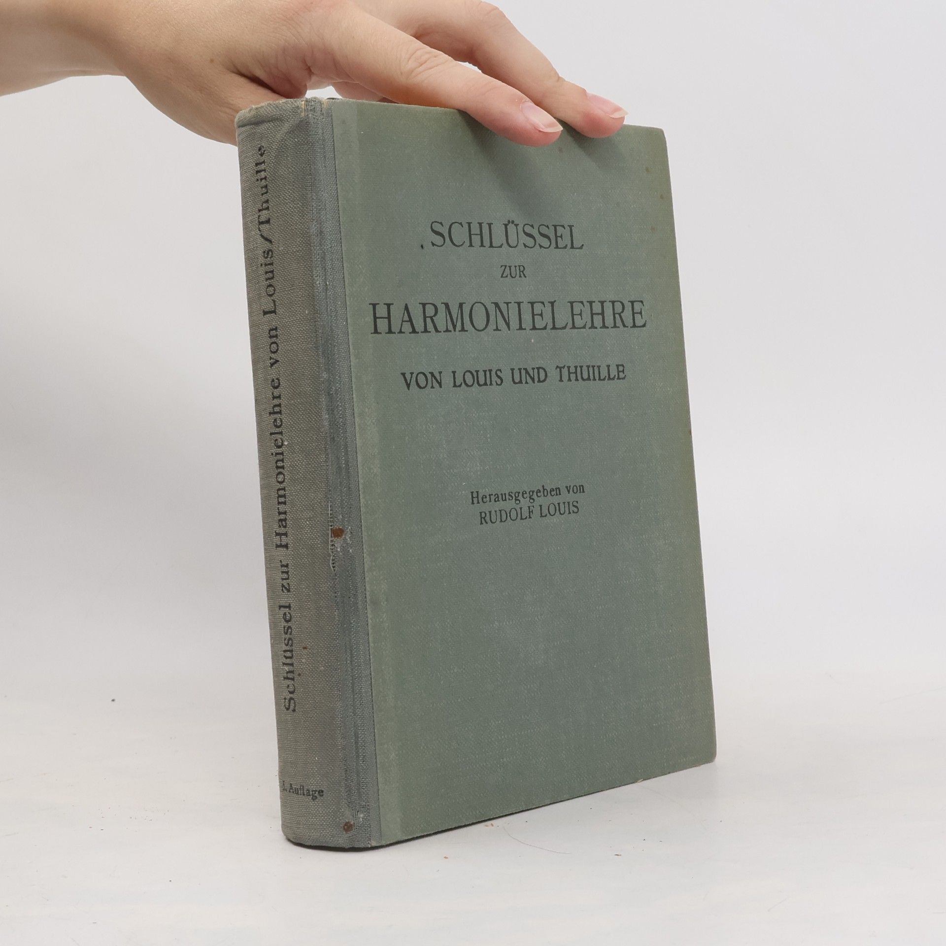 Rudolf Louis Harmonielehre. Schlussel zur Harmonielehre