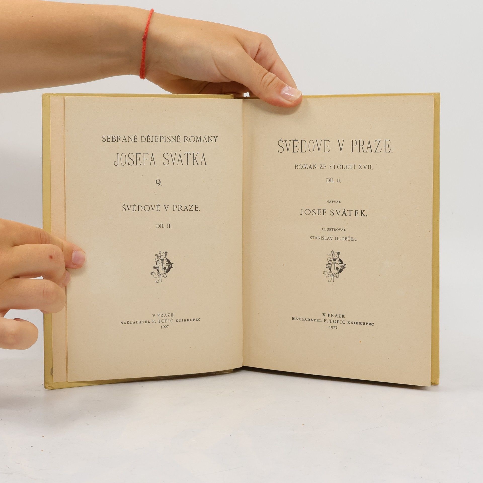 Josef Svátek Švédové v Praze II.