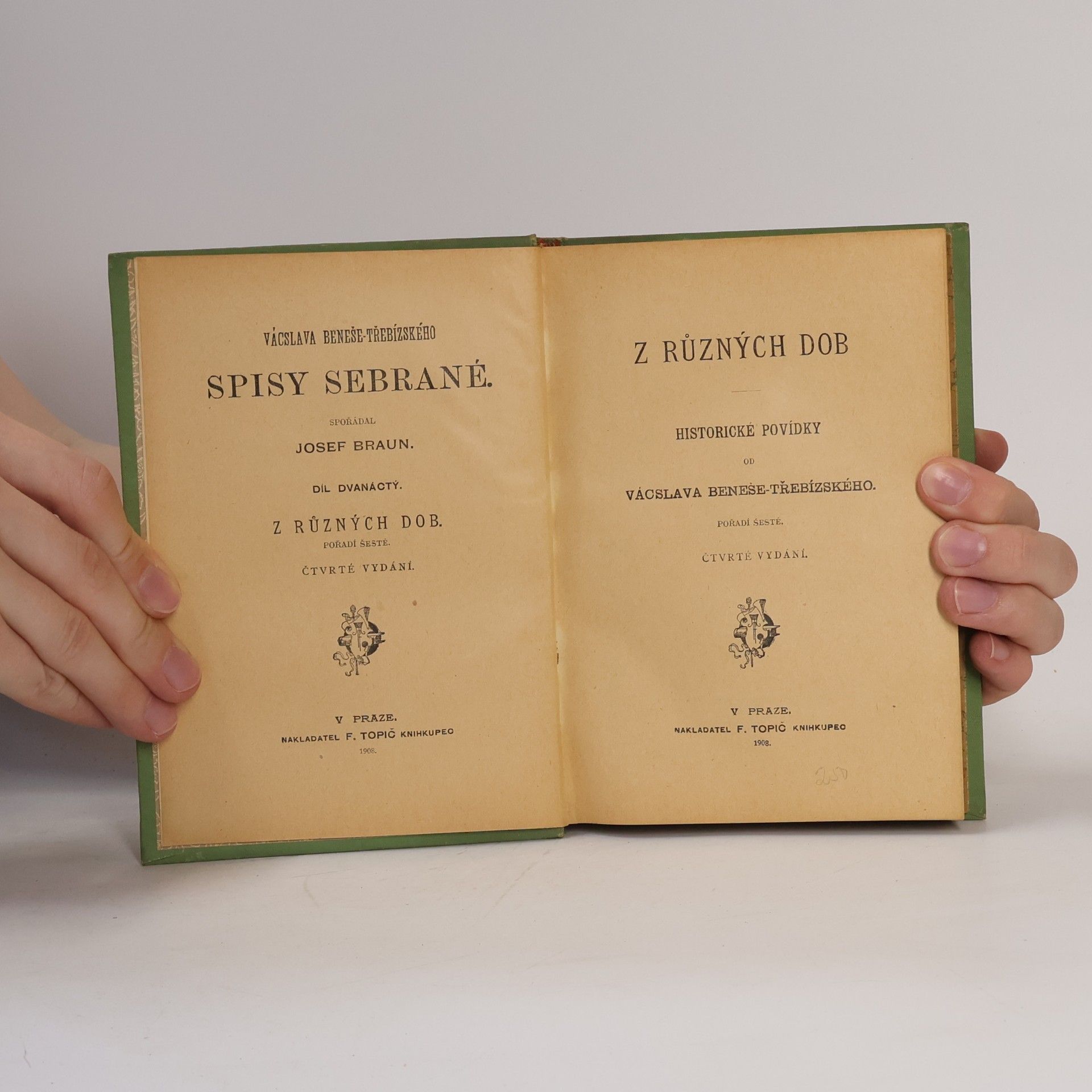 Václav Beneš Třebízský Sebrané spisy Václava Beneše Třebízského. XII.