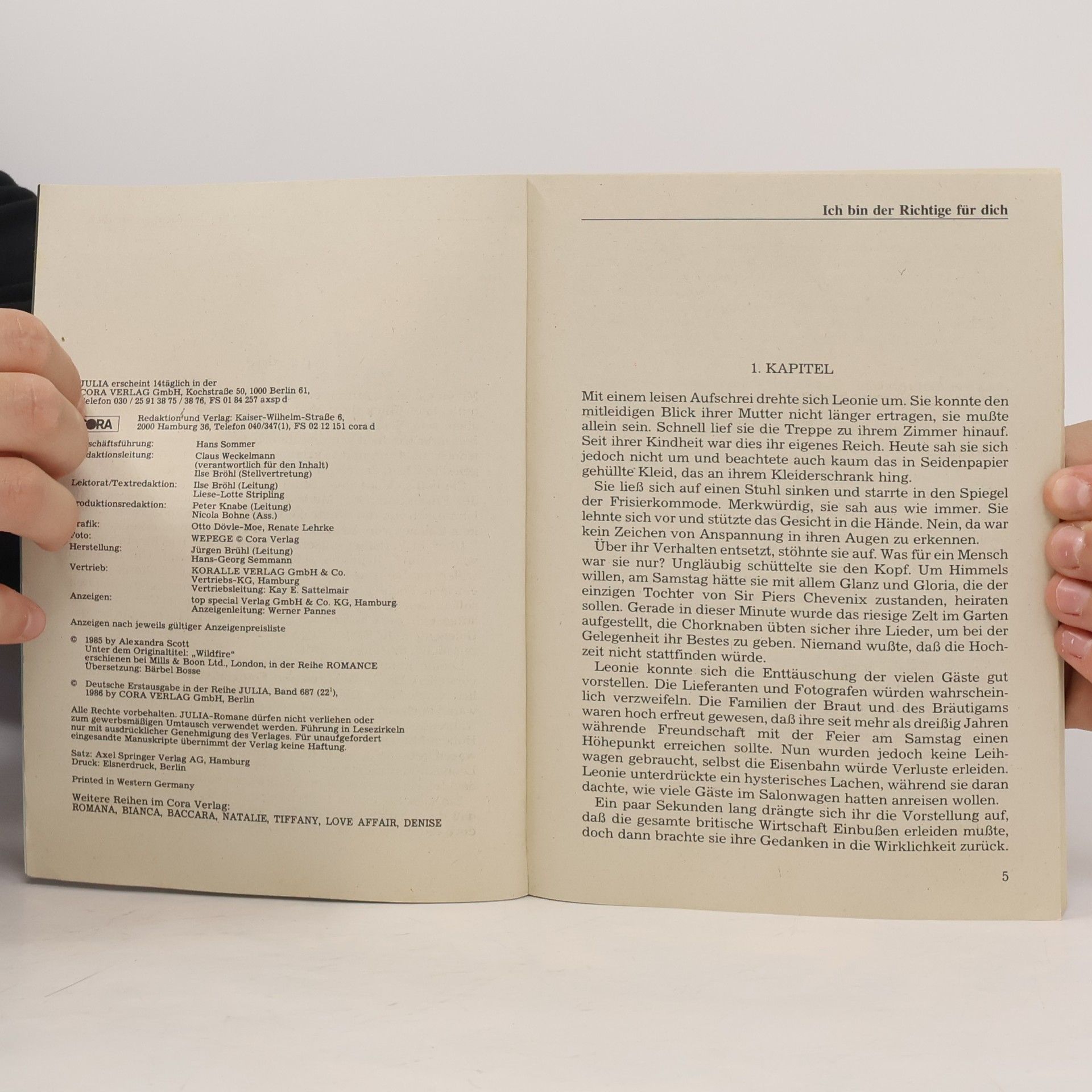 Alexandra Scott Julia. Band 687