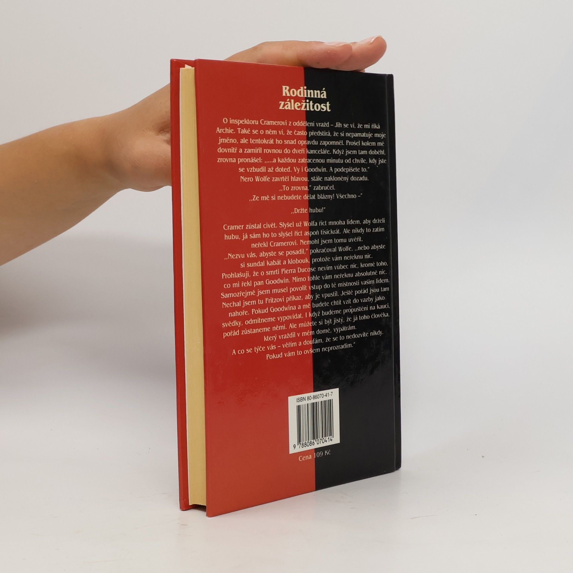 Rex Stout Rodinná záležitost