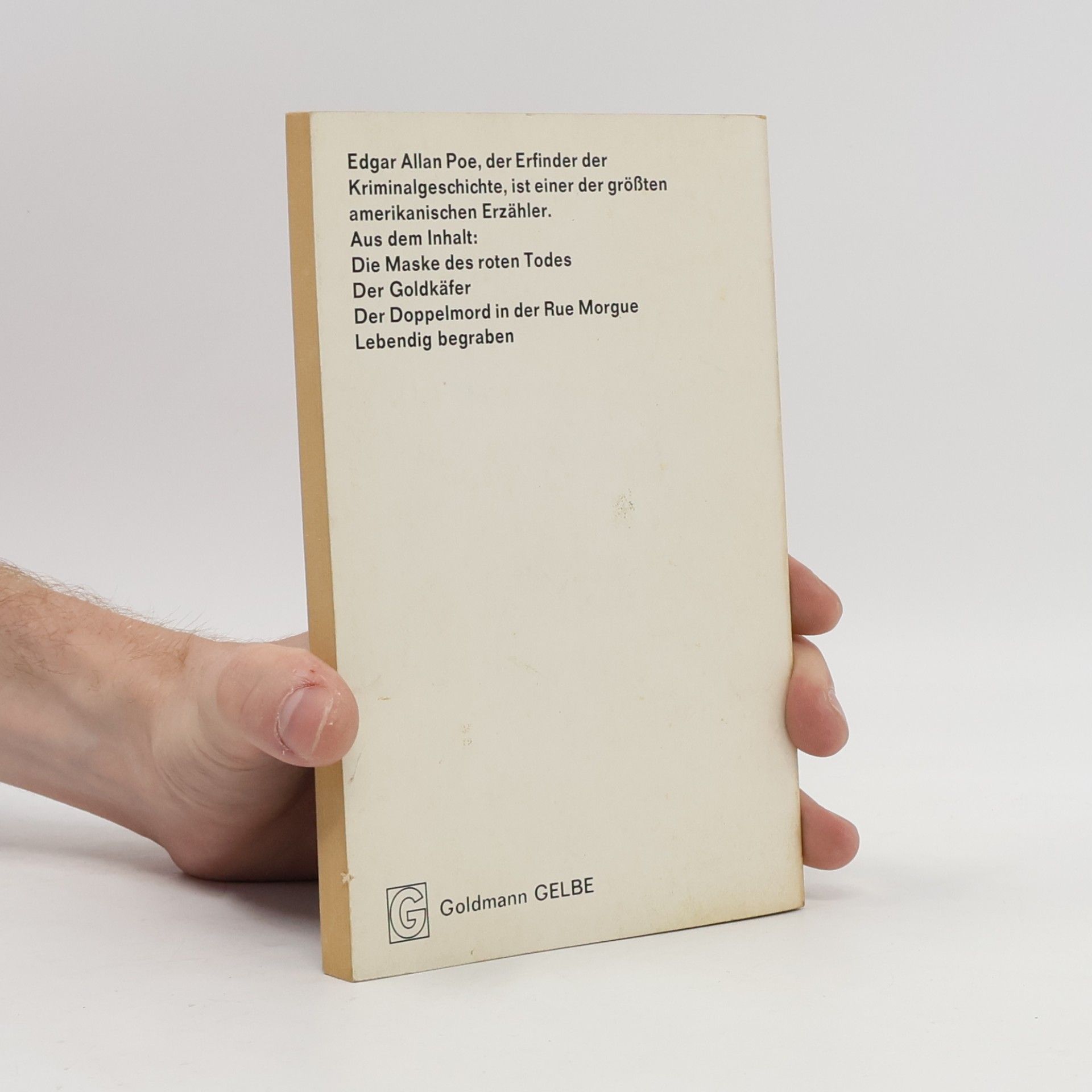 Edgar Allan Poe Der Doppelmord in der Rue Morgue