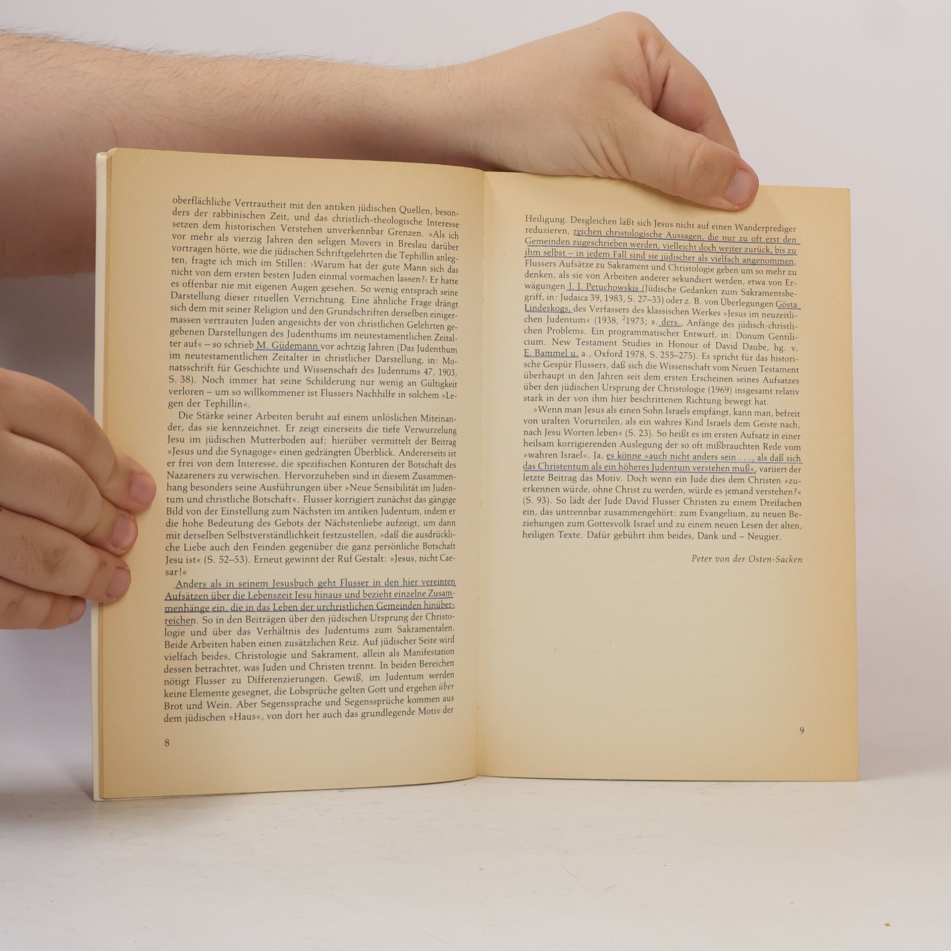 David Flusser Bemerkungen eines Juden zur christlichen Theologie