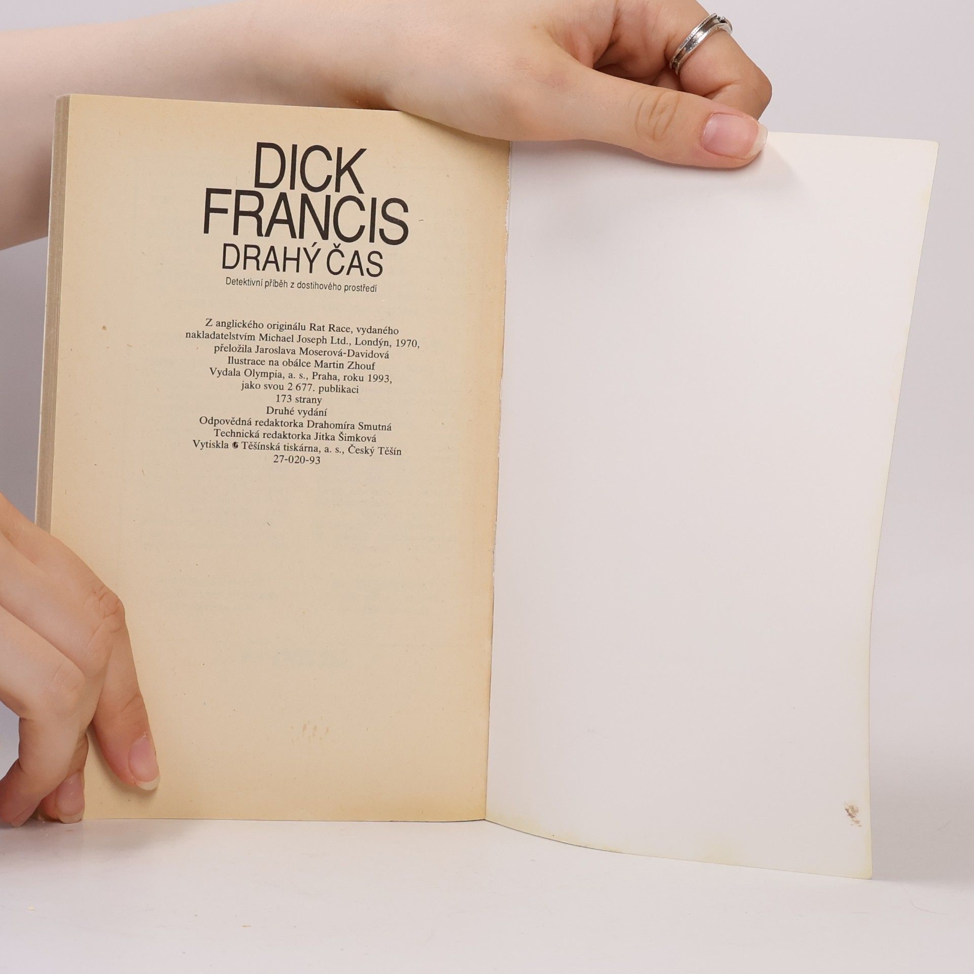 Dick Francis Drahý čas