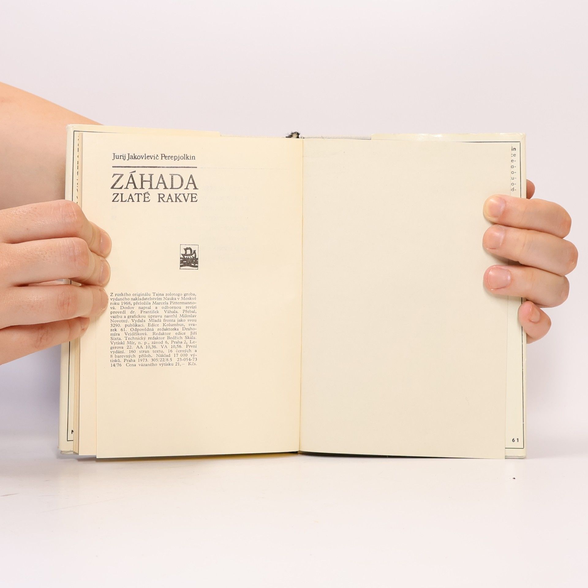 Jurij Jakovlevič Perepjolkin Záhada zlaté rakve