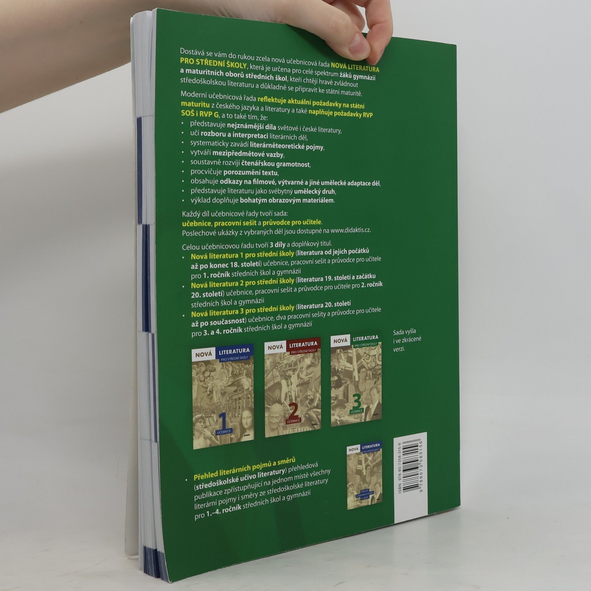 Collectif d'auteurs Nová literatura pro střední školy 3. Učebnice
