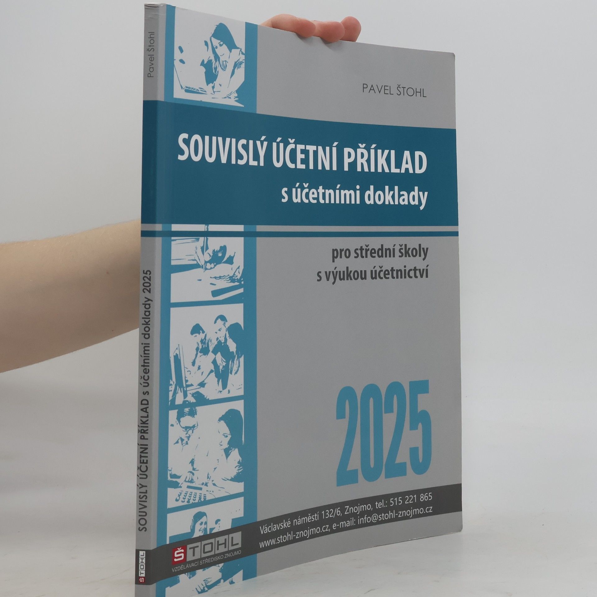 Souvislý účetní příklad s účetními doklady 2025