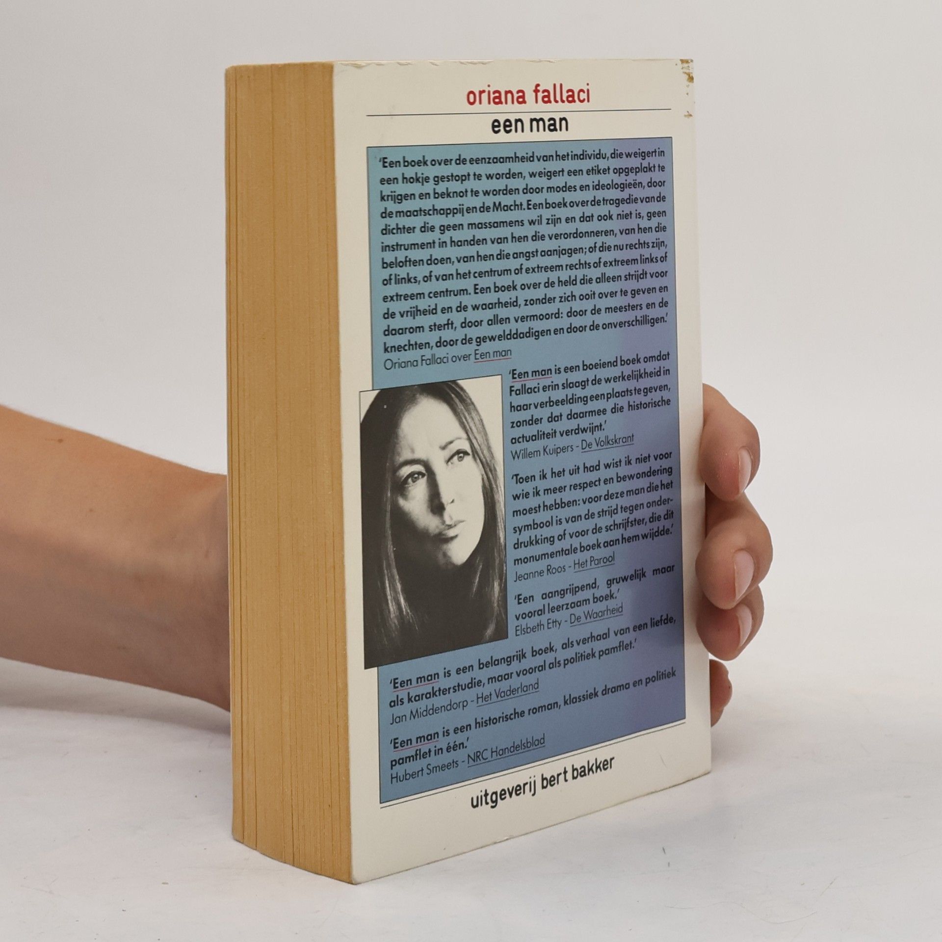 Oriana Fallaci Een man