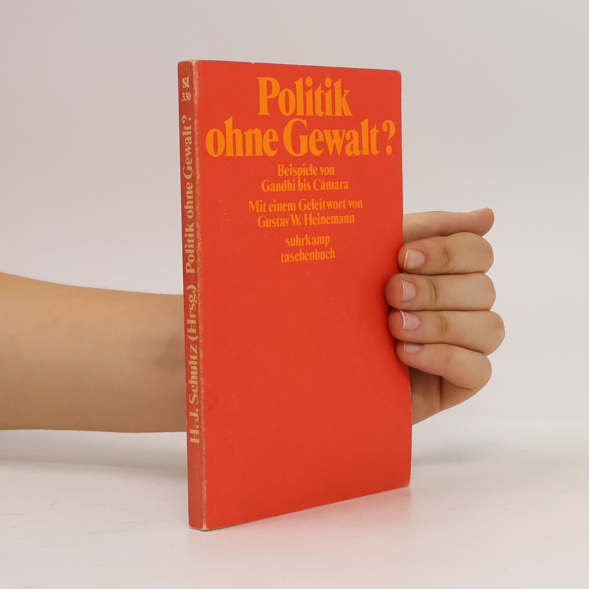 Hans-Jürgen Schultz-Coulon Politik ohne Gewalt?
