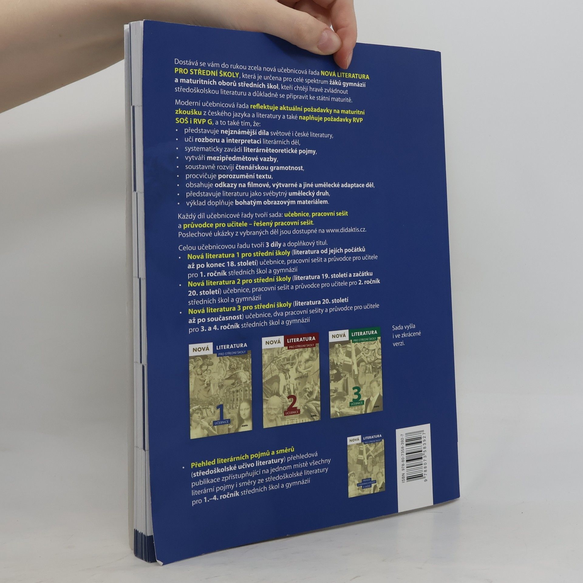 Lukáš Borovička Nová literatura pro střední školy. Učebnice 1