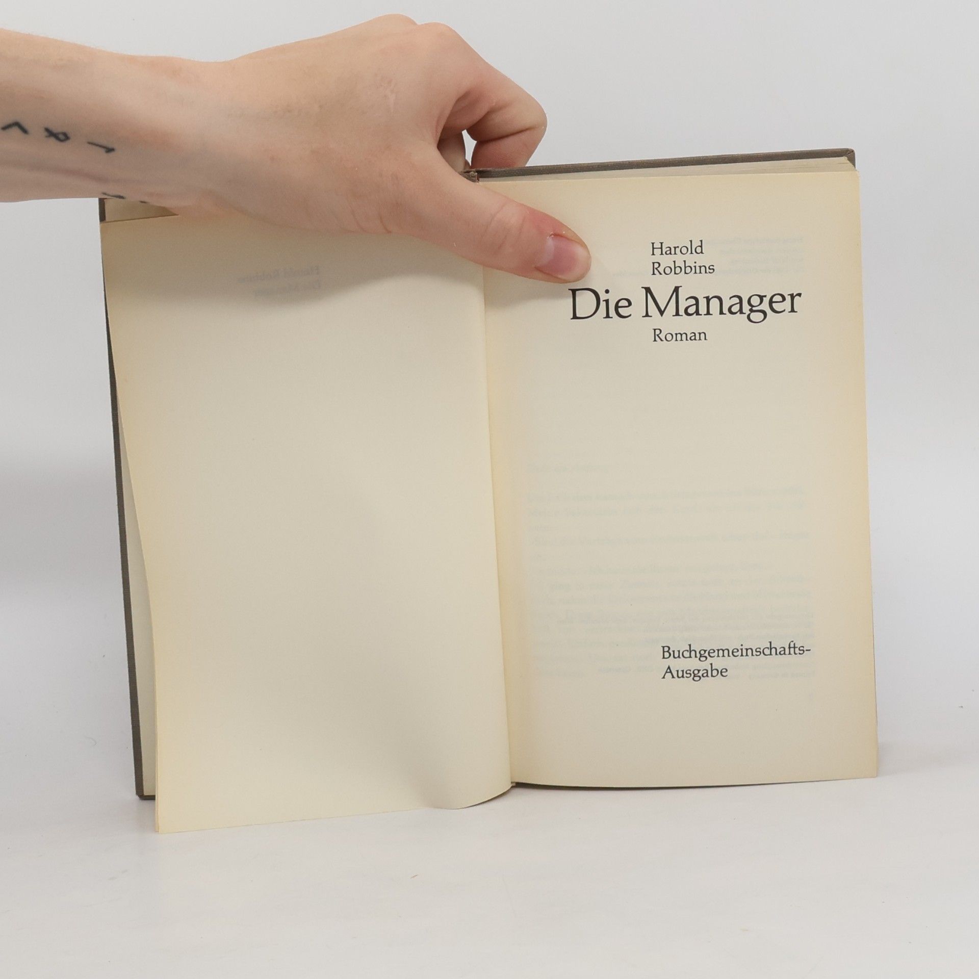 Harold Robbins Die Manager