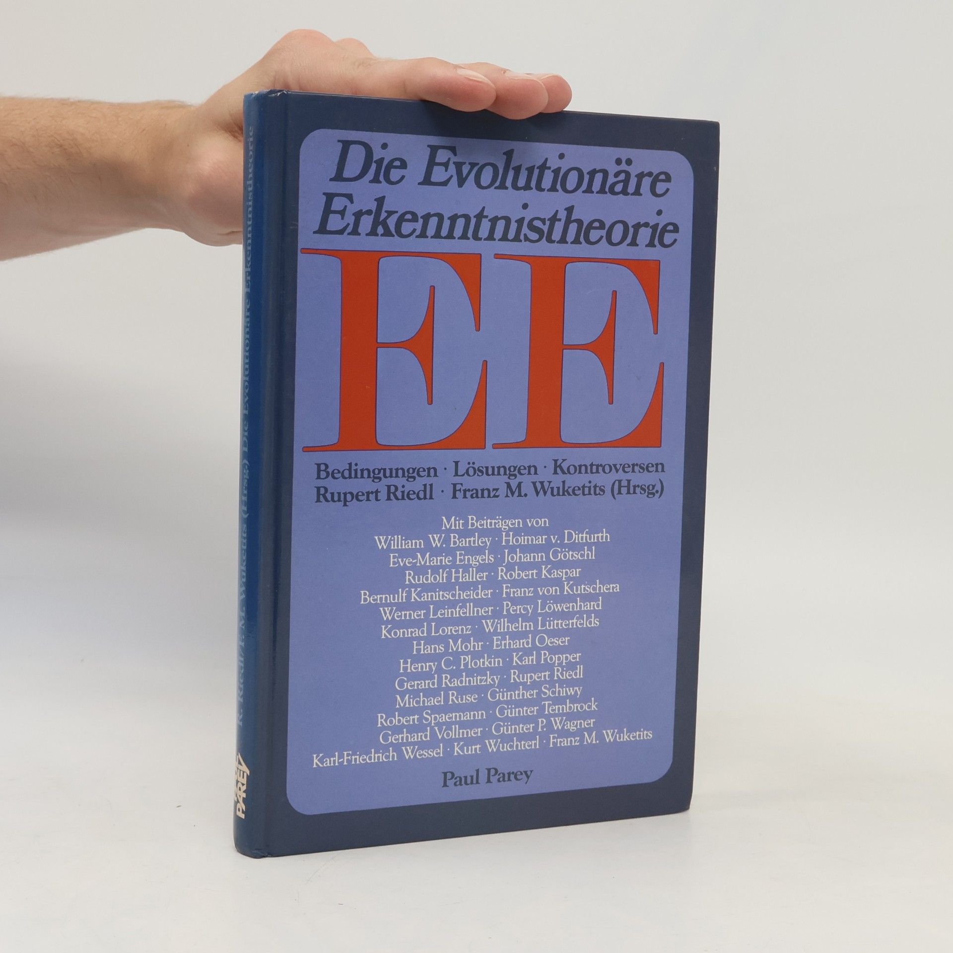 Rupert Riedl Die evolutionäre Erkenntnistheorie