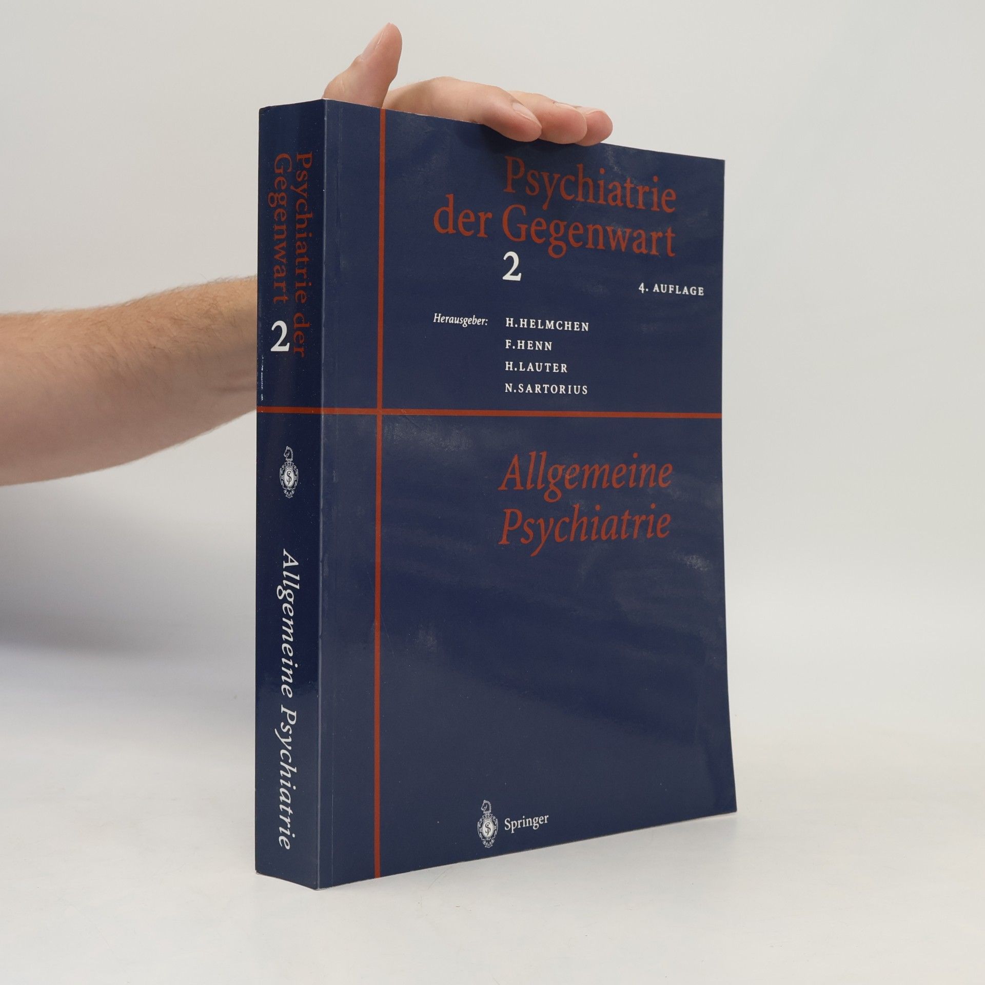 Fritz Henn Psychiatrie der Gegenwart 2