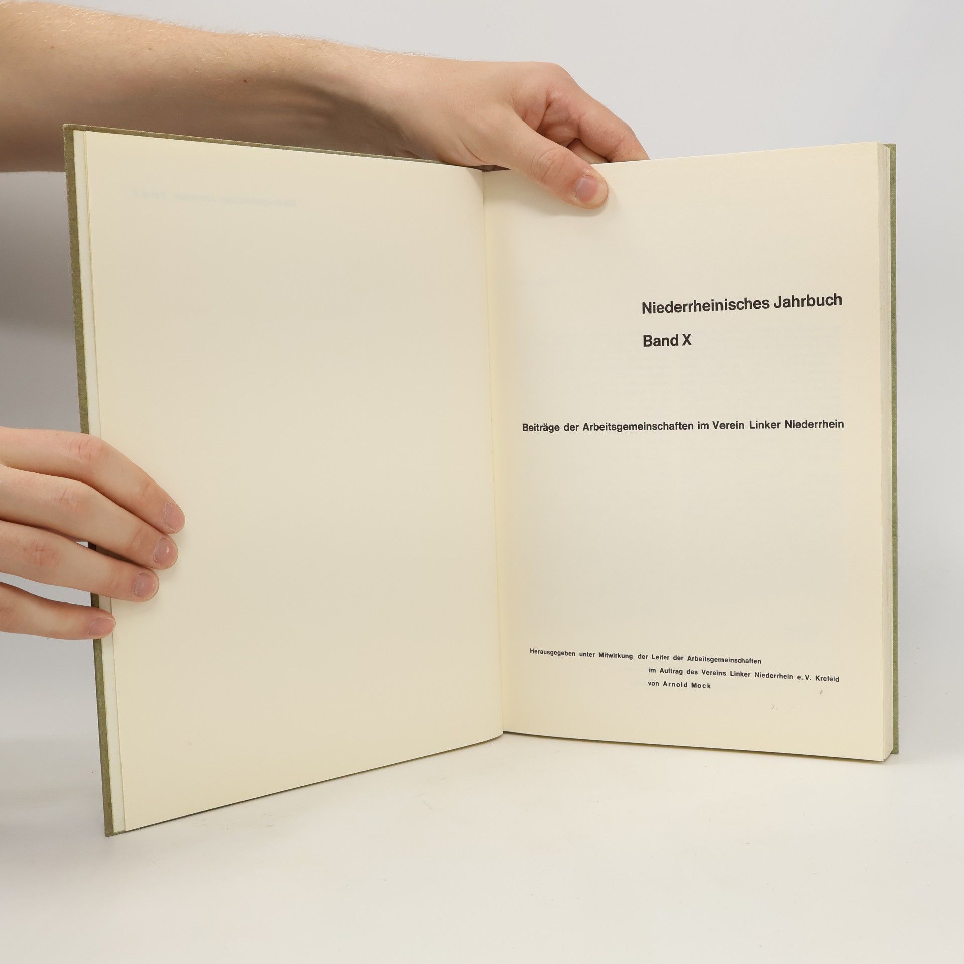 AA.VV. Niederrheinisches Jahrbuch X.