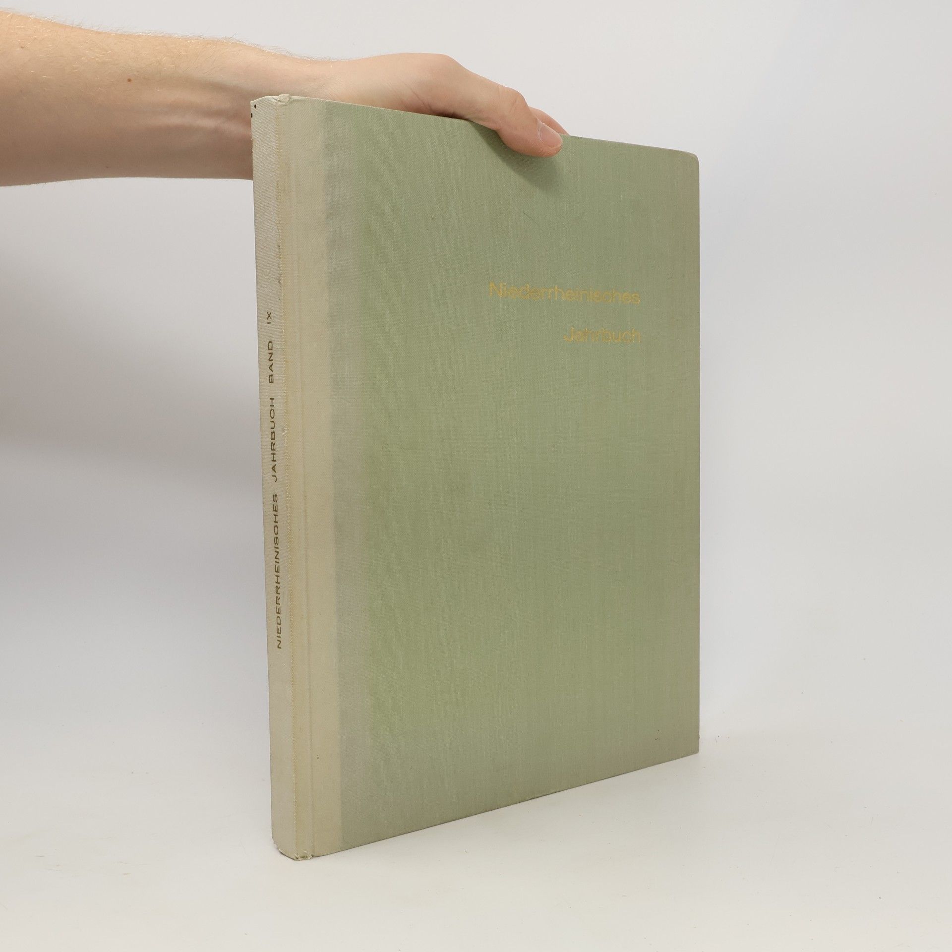 Collectif d'auteurs Niederrheinisches Jahrbuch. Band IX.