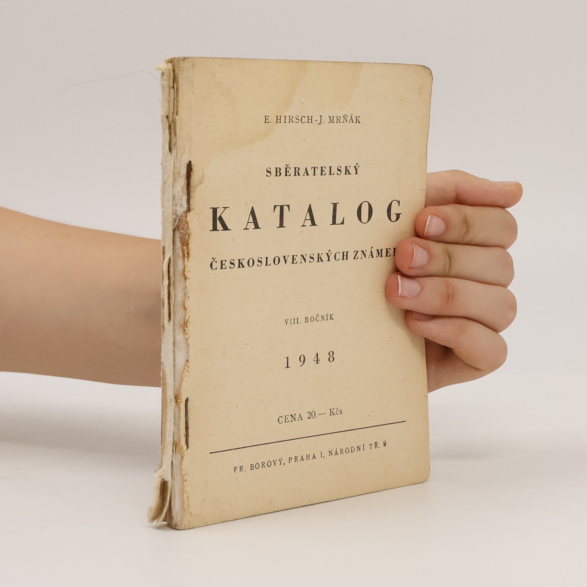 Jan Mrňák Sběratelský katalog československých známek. VIII. ročník