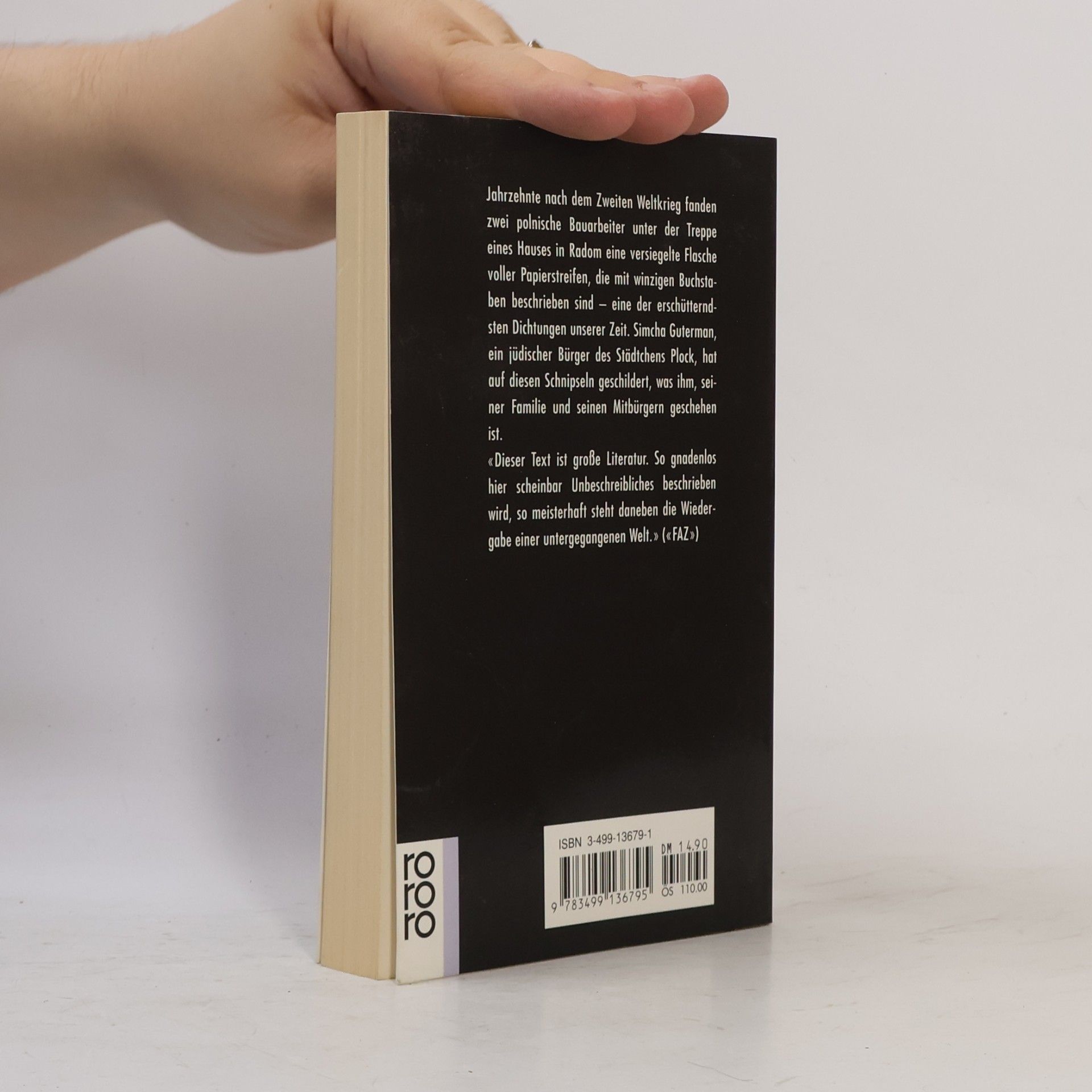 Nicole Lapierre Das gerette Buch des Simcha Guterman