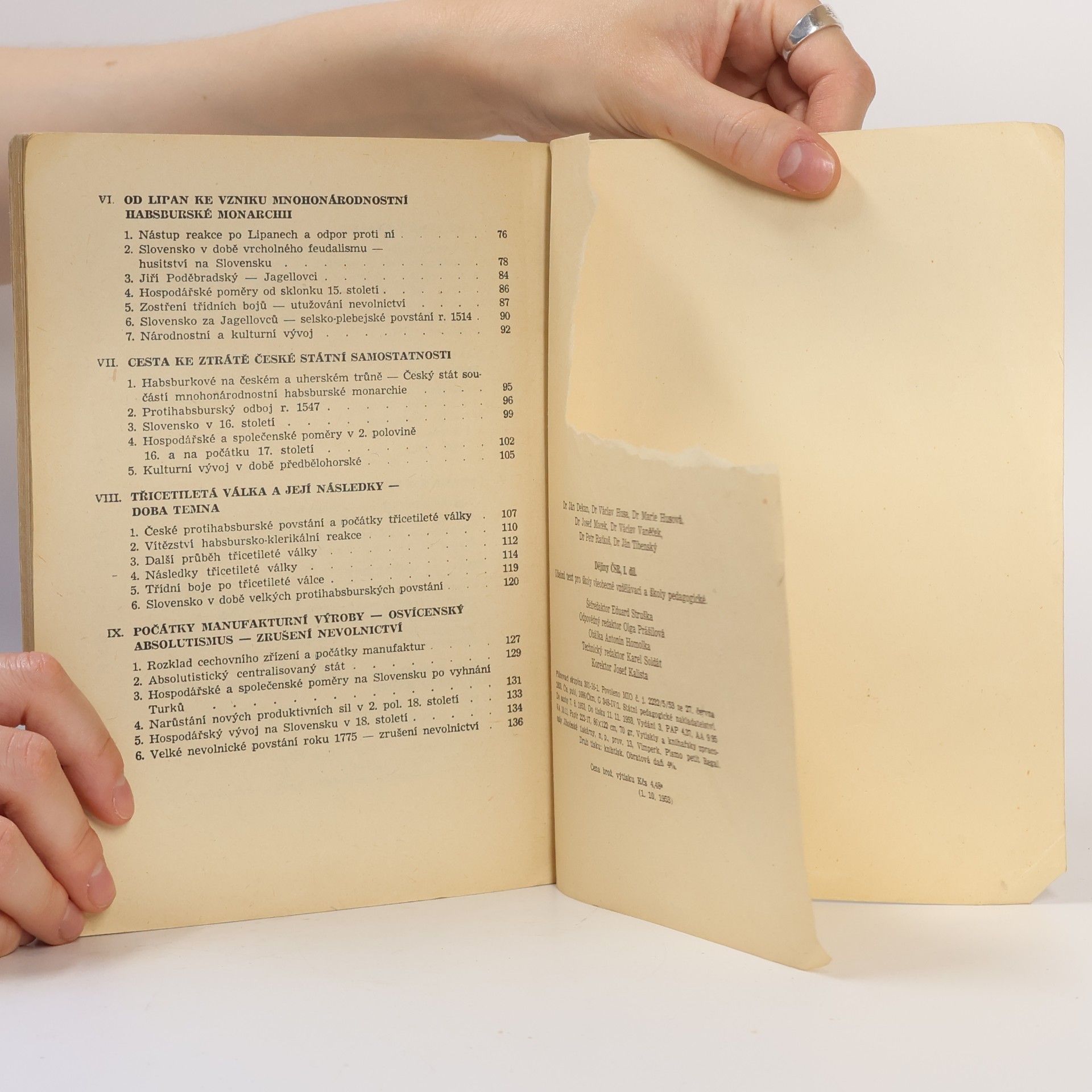 Various authors Dějiny ČSR 1. díl