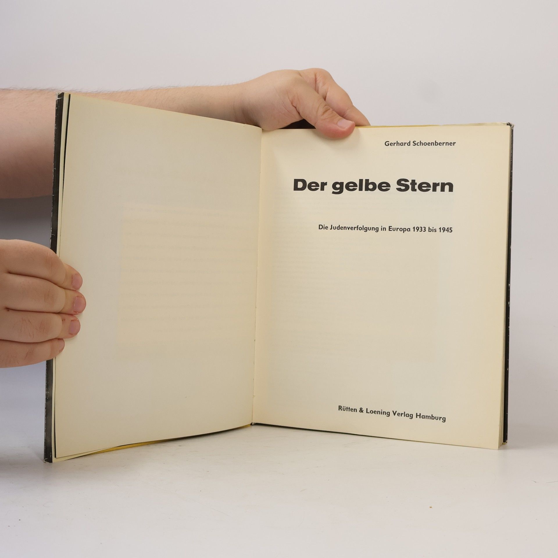 Gerhard Schoenberner Der gelbe Stern