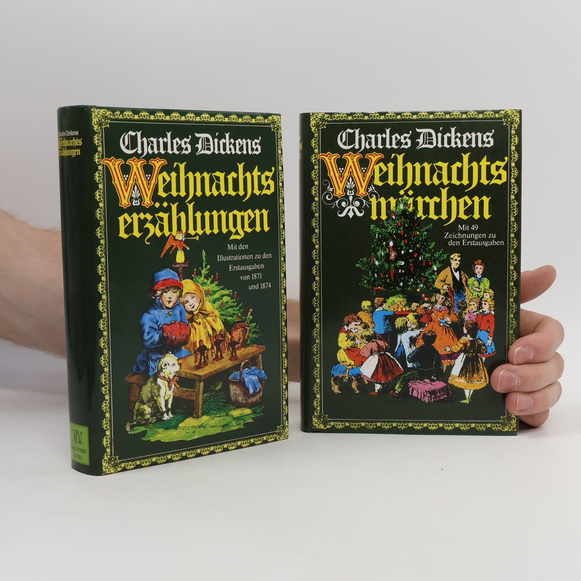 Charles Dickens Weihnachtserzählungen. Mit den Illustrationen aus den Erstausgaben I.-II.