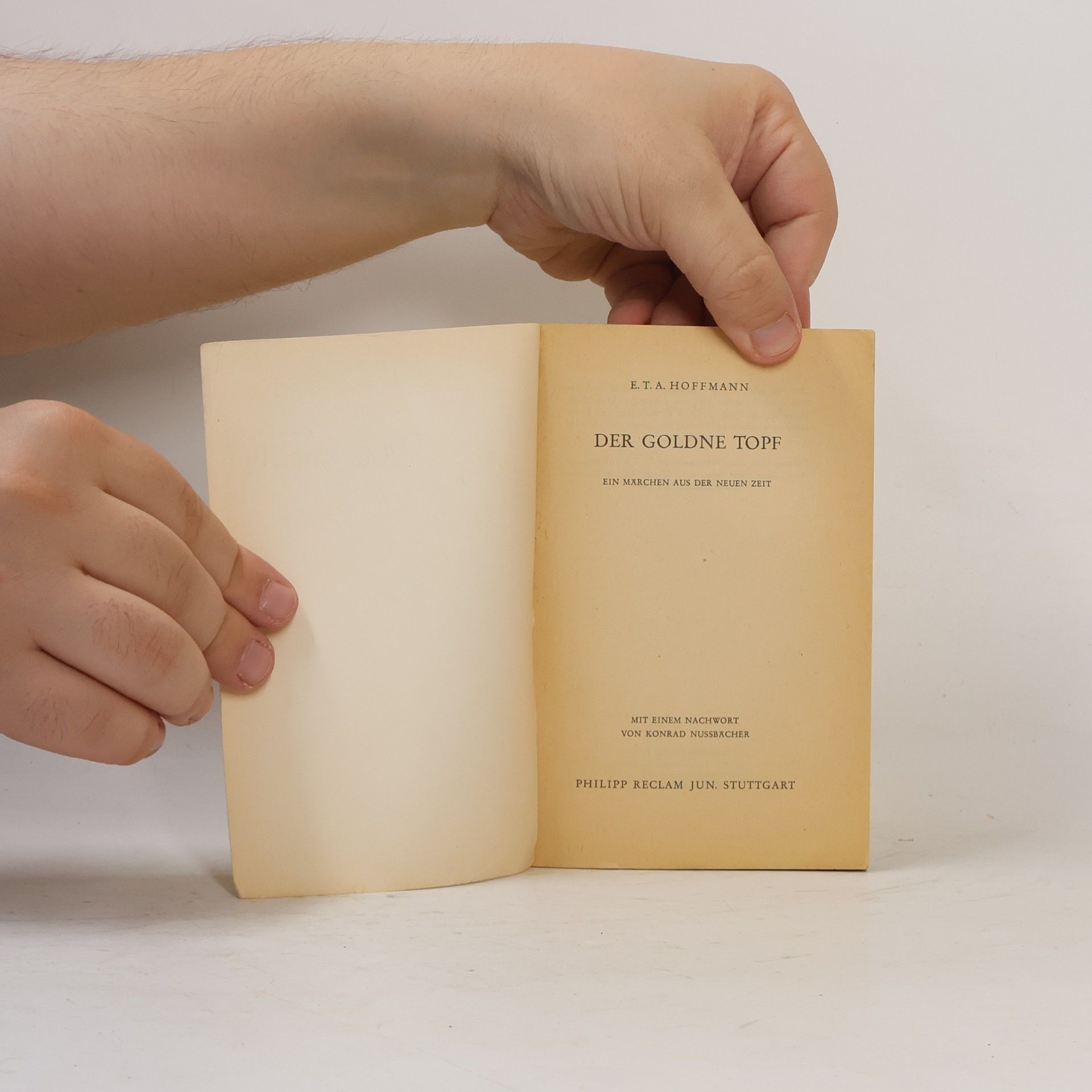 E. T. A. Hoffmann Der Goldne Topf