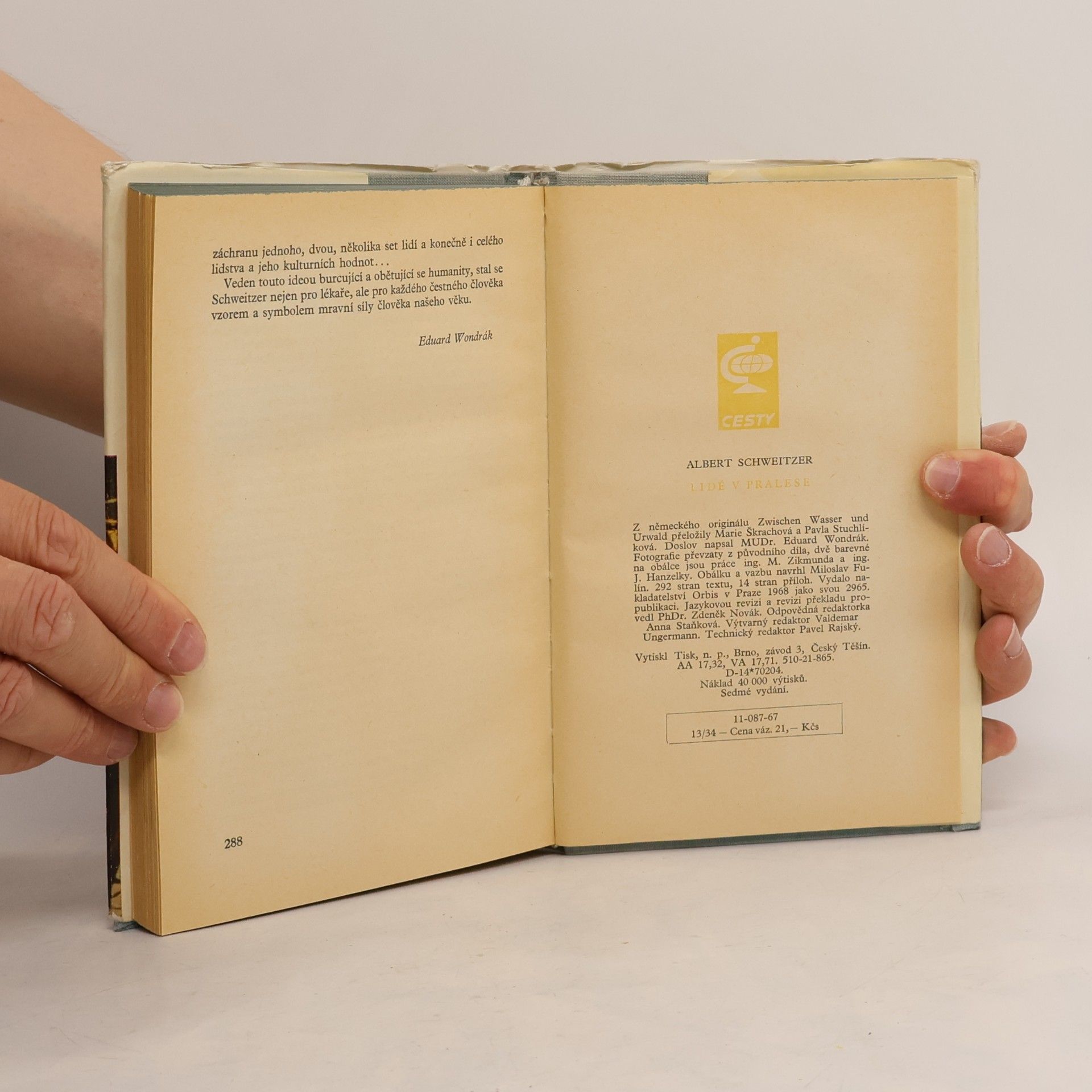 Albert Schweitzer Lidé v pralese