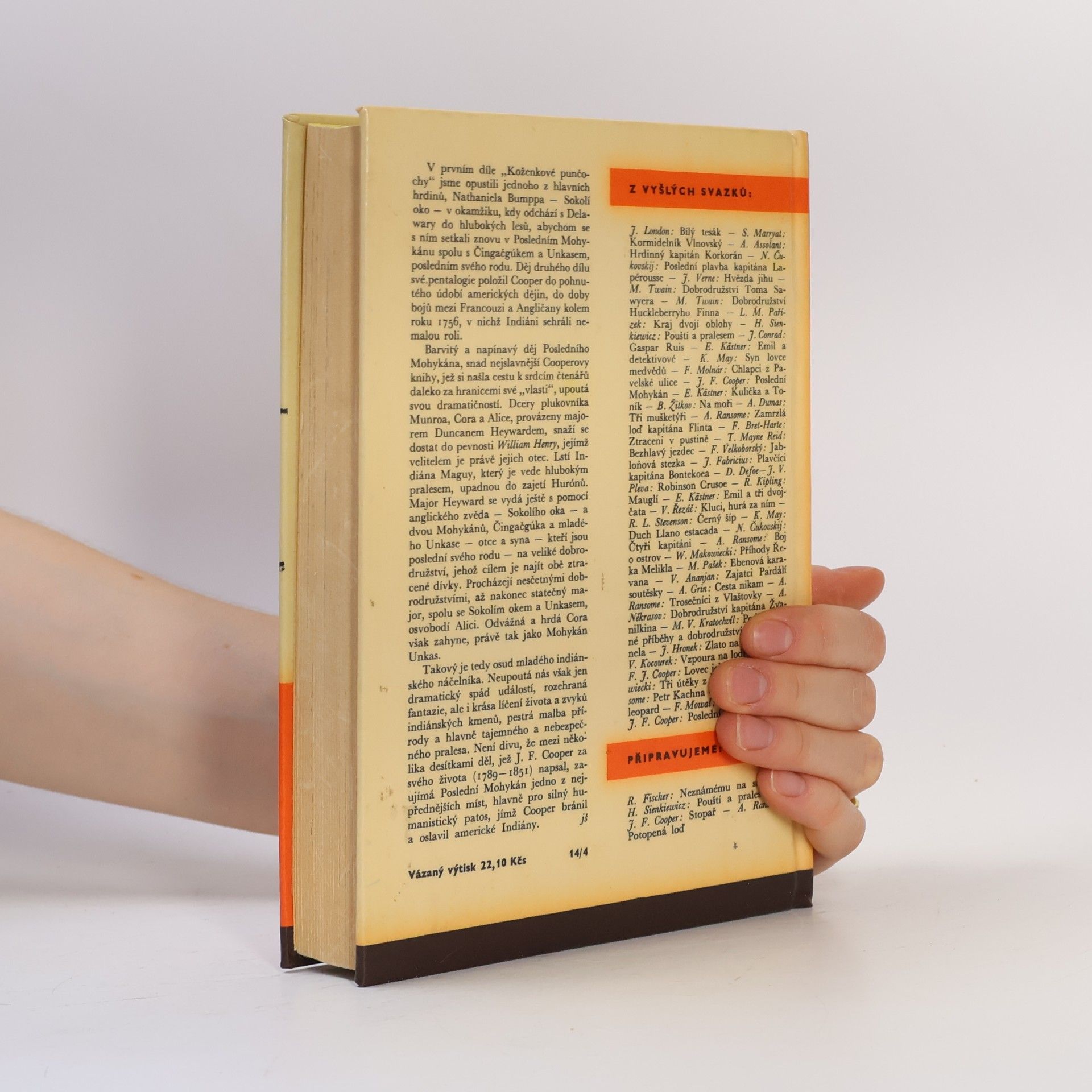 James Fenimore Cooper Poslední mohykán