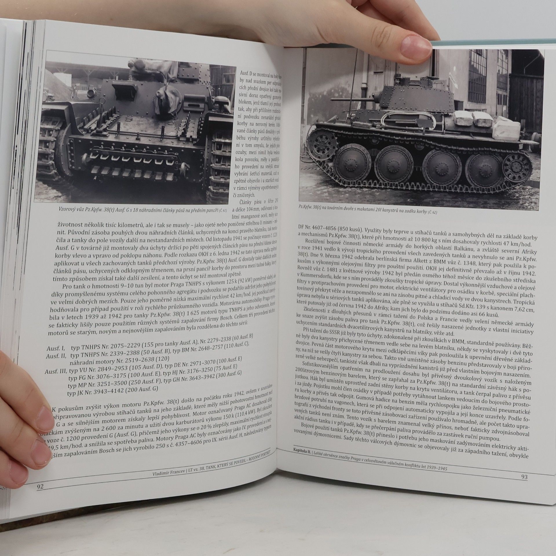 Vladimír Francev LT vz. 38: Tank, který se povedl - rodinný portrét