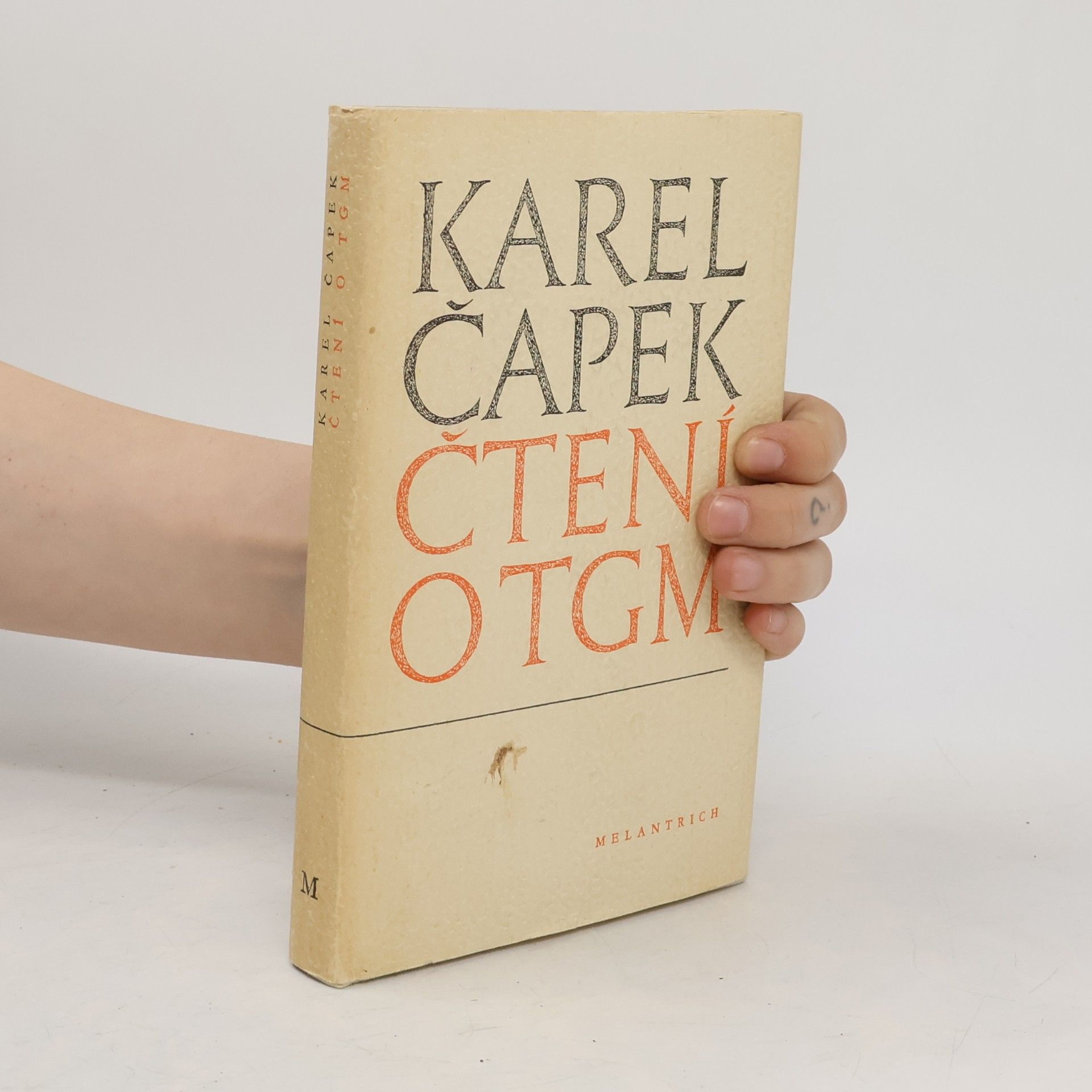 Karel Čapek Čtení o T. G. Masarykovi