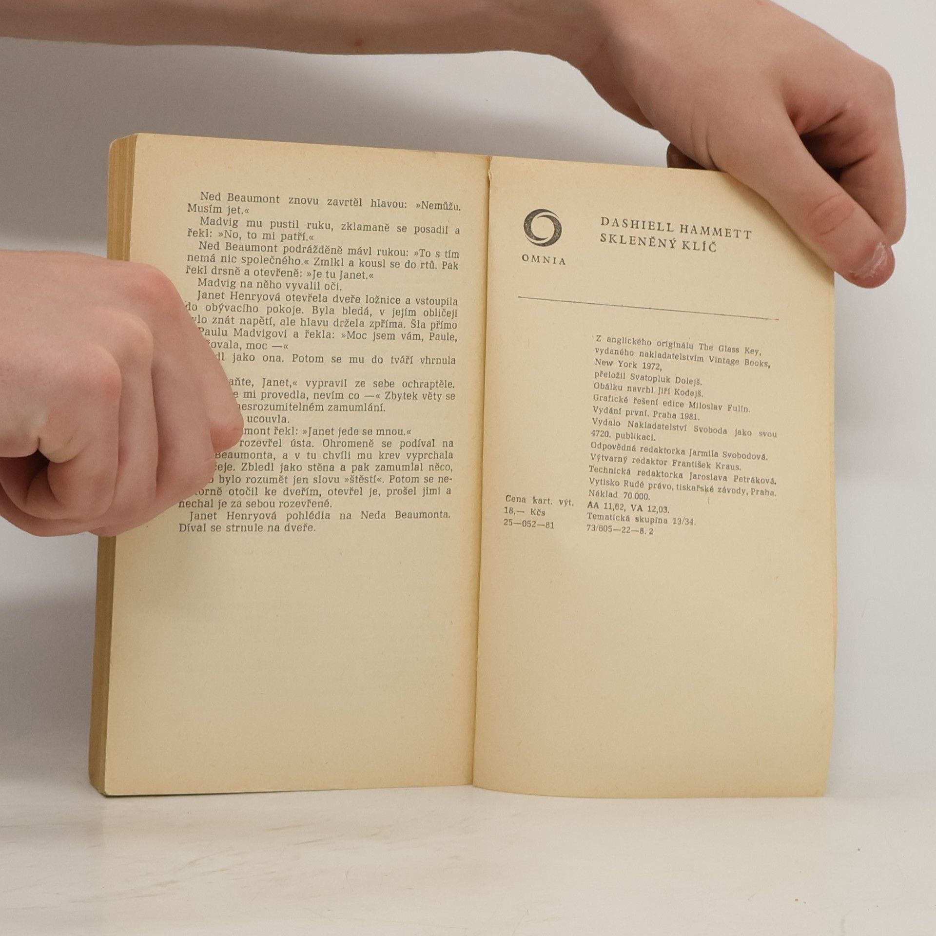 Dashiell Hammett Skleněný klíč