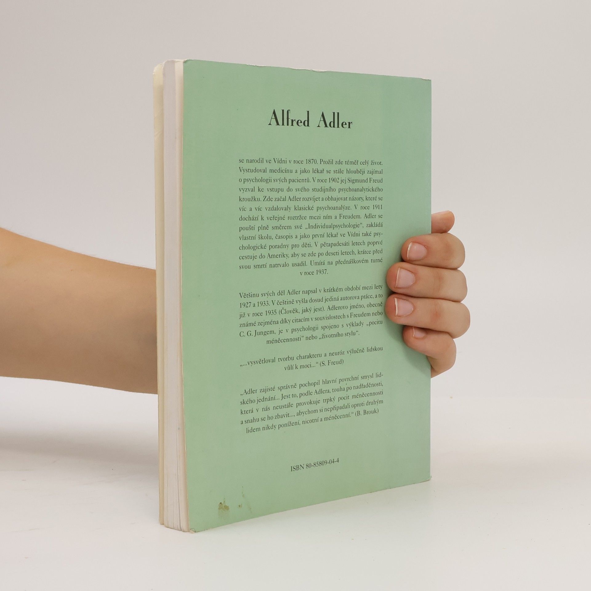 Alfred Adler Umění rozumět. Příběh života a nemoci z pohledu individuální psychologie