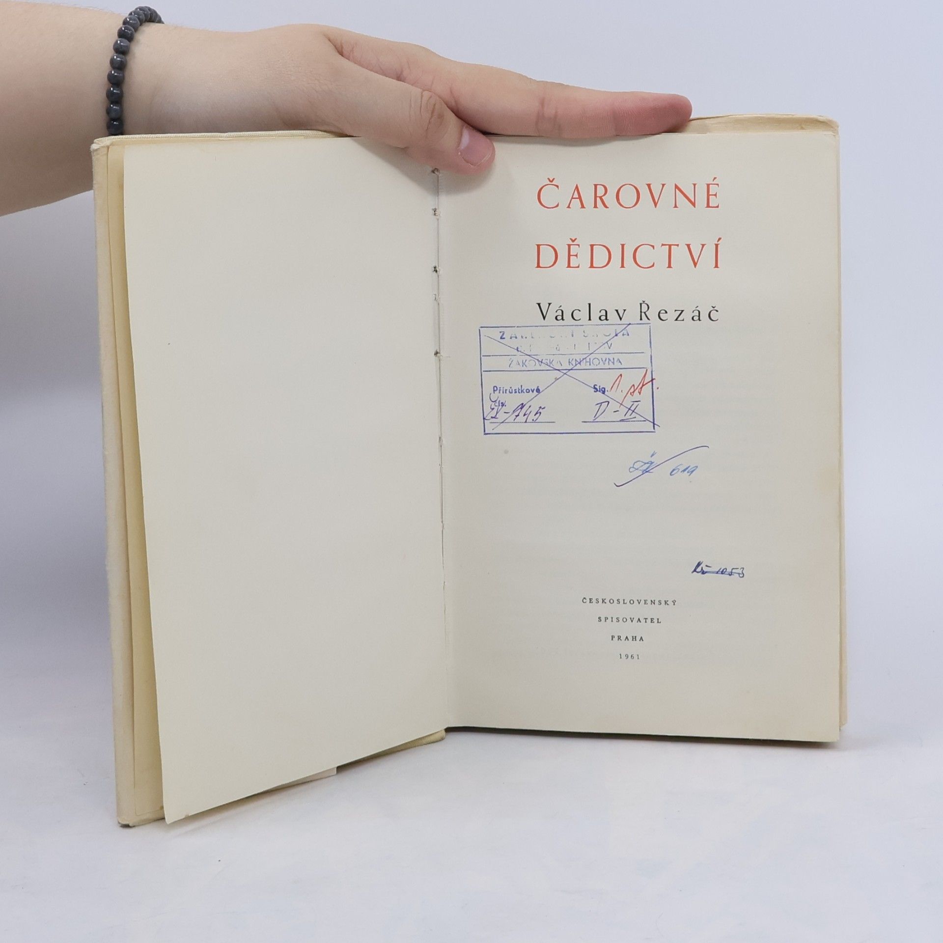 Václav Řezáč Čarovné dědictví