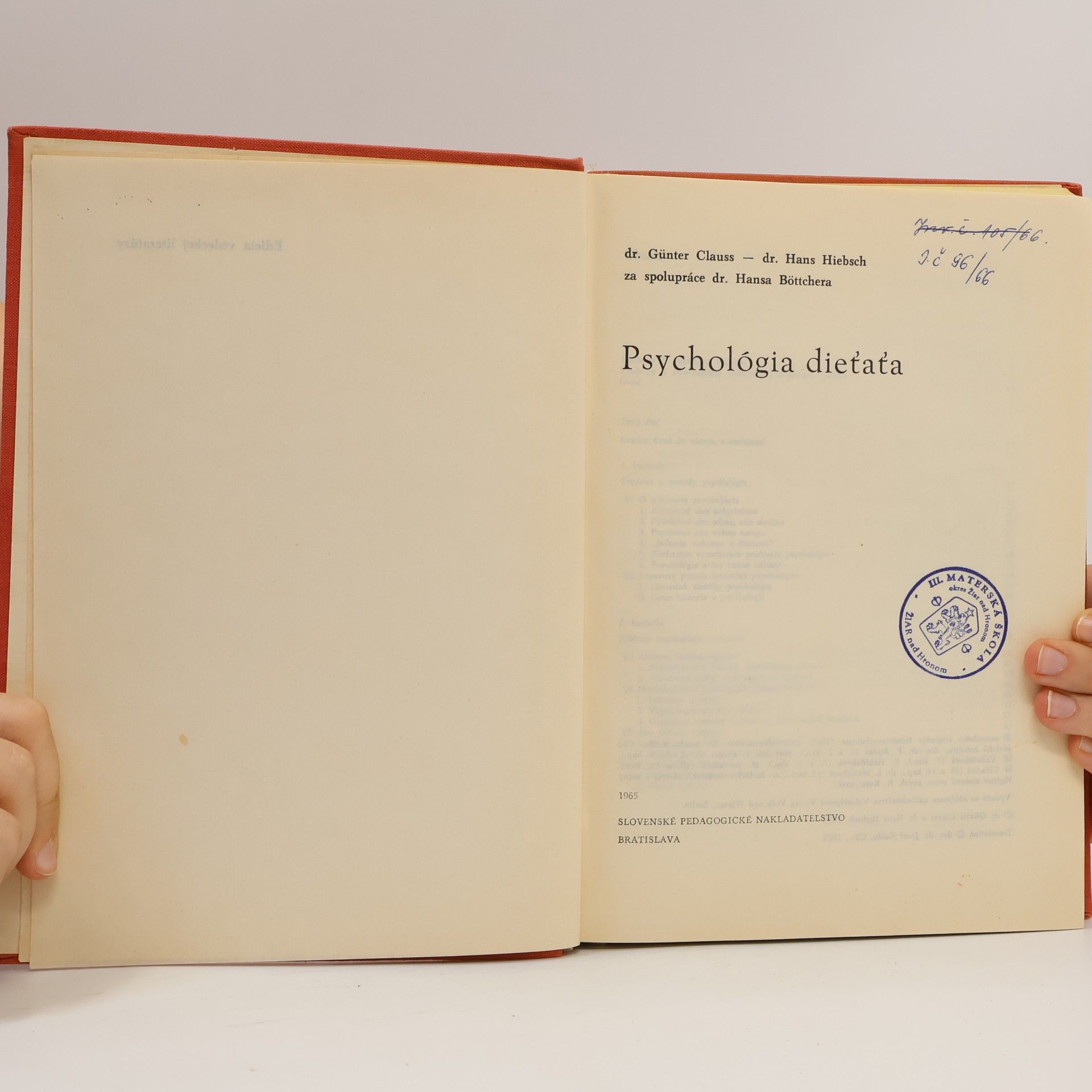Collectif d'auteurs Psychológia dieťaťa