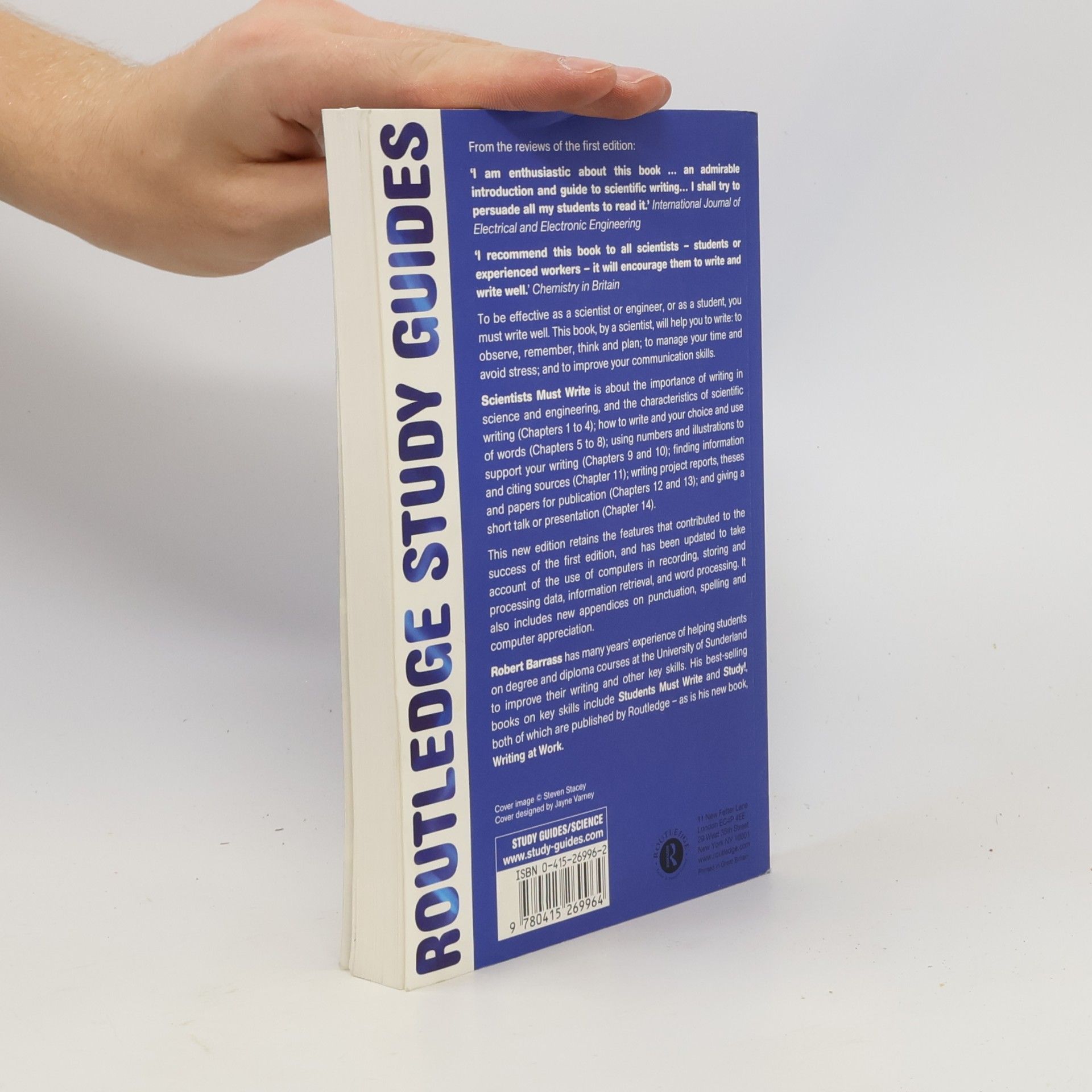 Robert Barrass Routledge Study Guides: Scientists Must Write