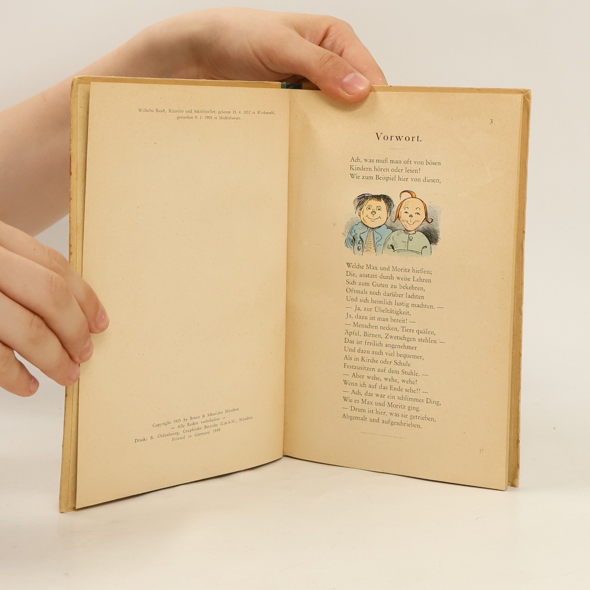 Wilhelm Busch Max und Moritz